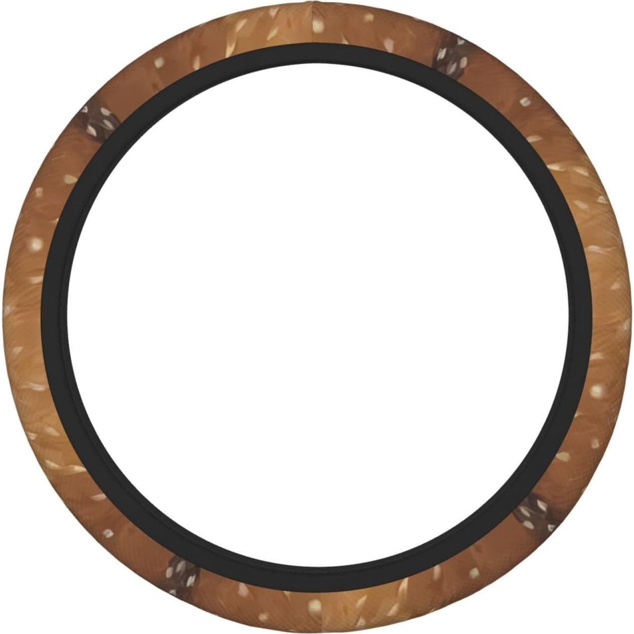 Cubierta de Volante YXYKEI 37-38 cm Patrón de Pelo de Animal