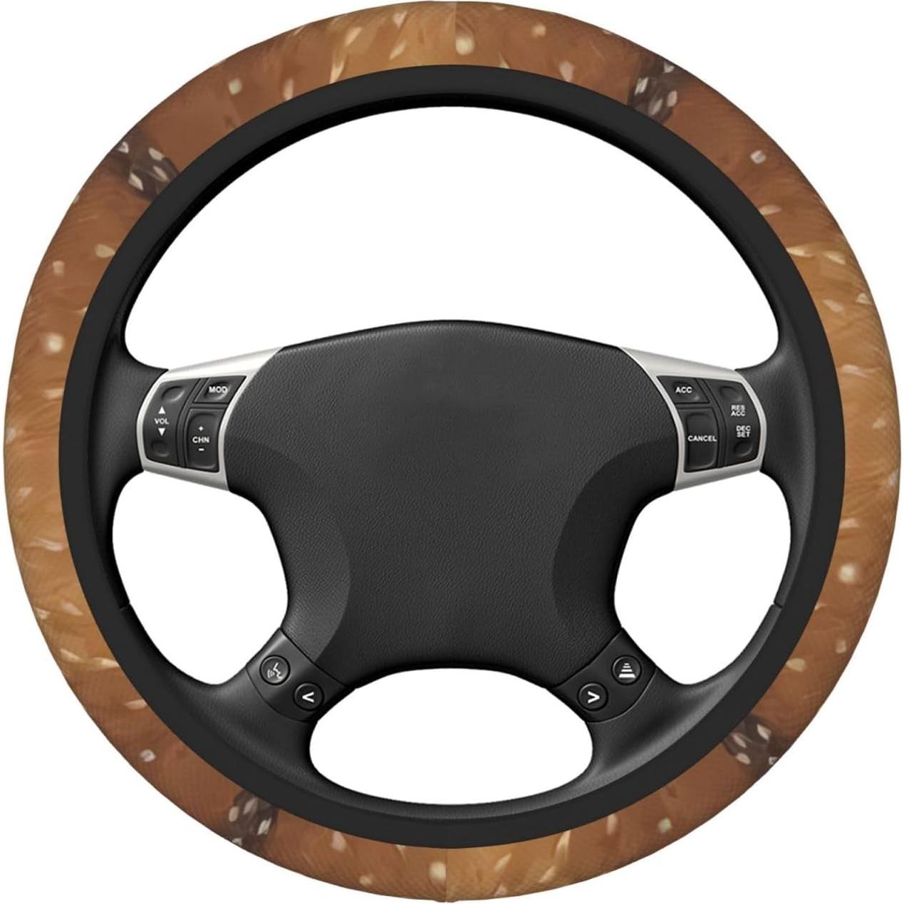 Cubierta de Volante YXYKEI 37-38 cm Patrón de Pelo de Animal