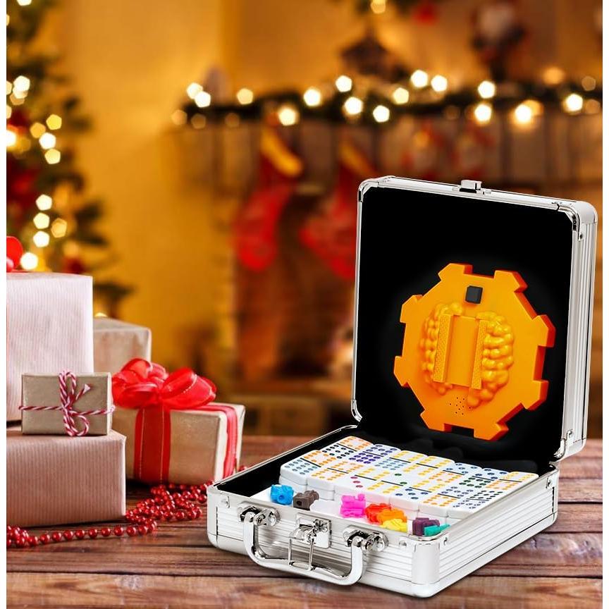 Juego de Dominó Mexicano Yinlo Doble 12 con Hub y Sonido