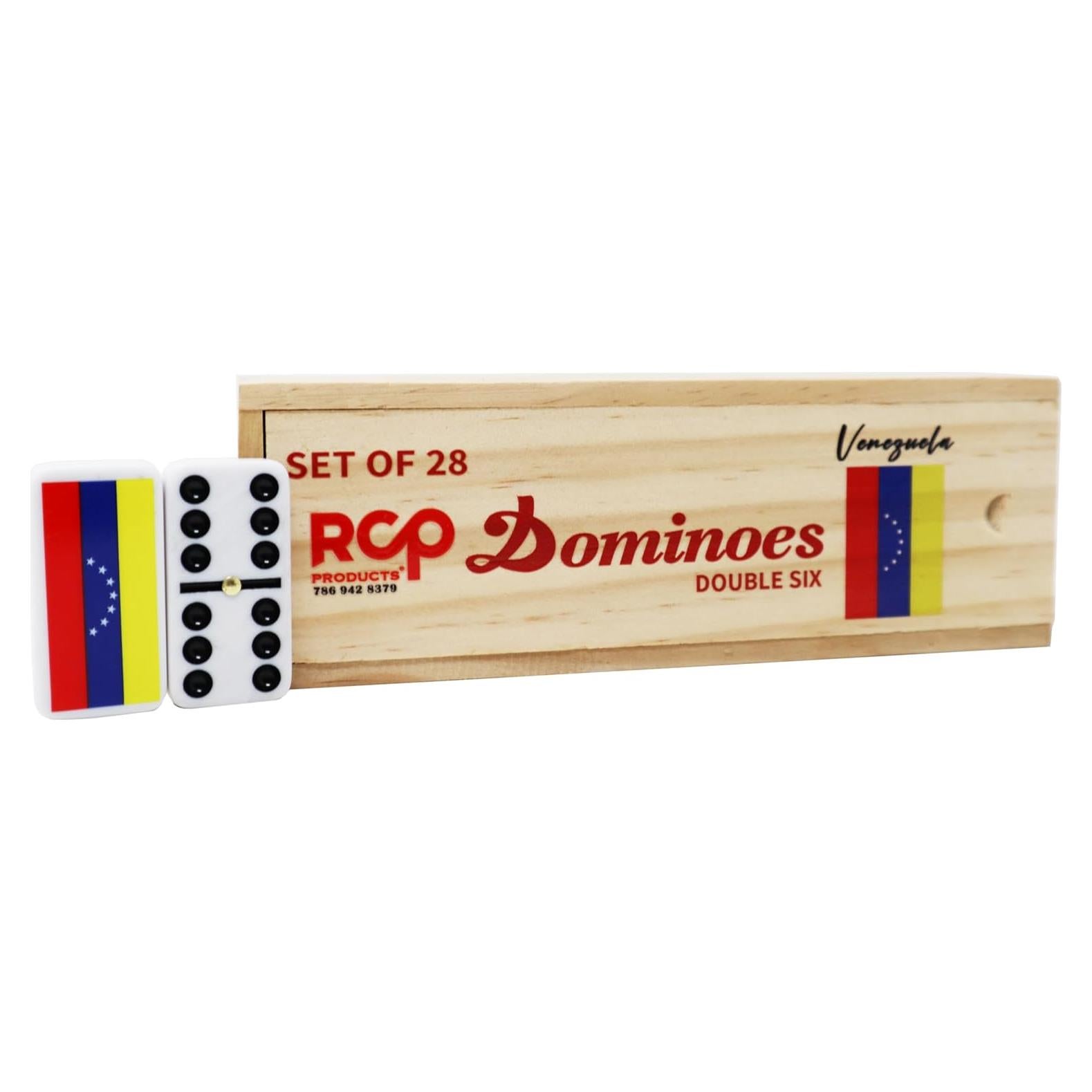 Juego de Dominó RCP PRODUCTS Doble 6 Profesional 28 Fichas