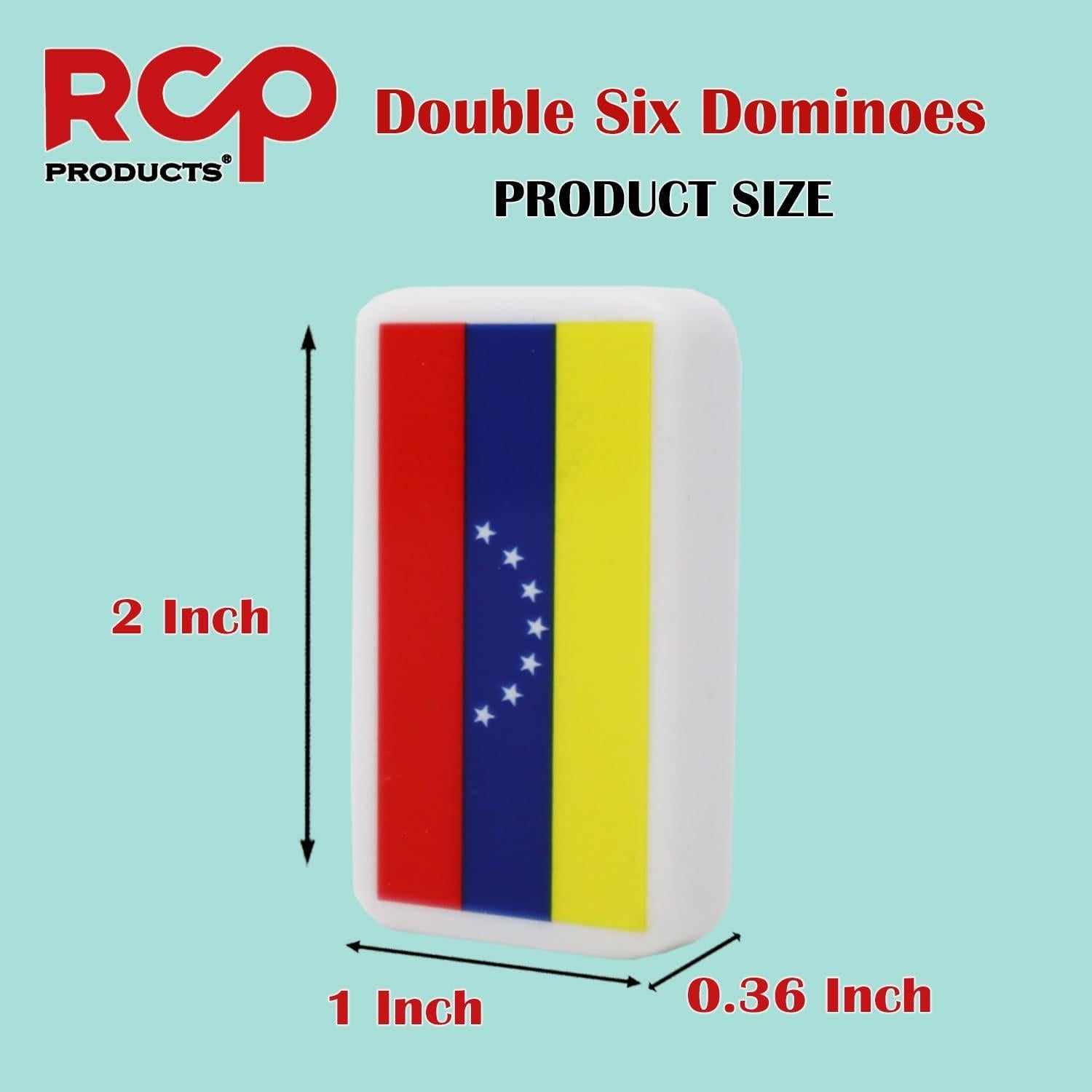 Juego de Dominó RCP PRODUCTS Doble 6 Profesional 28 Fichas