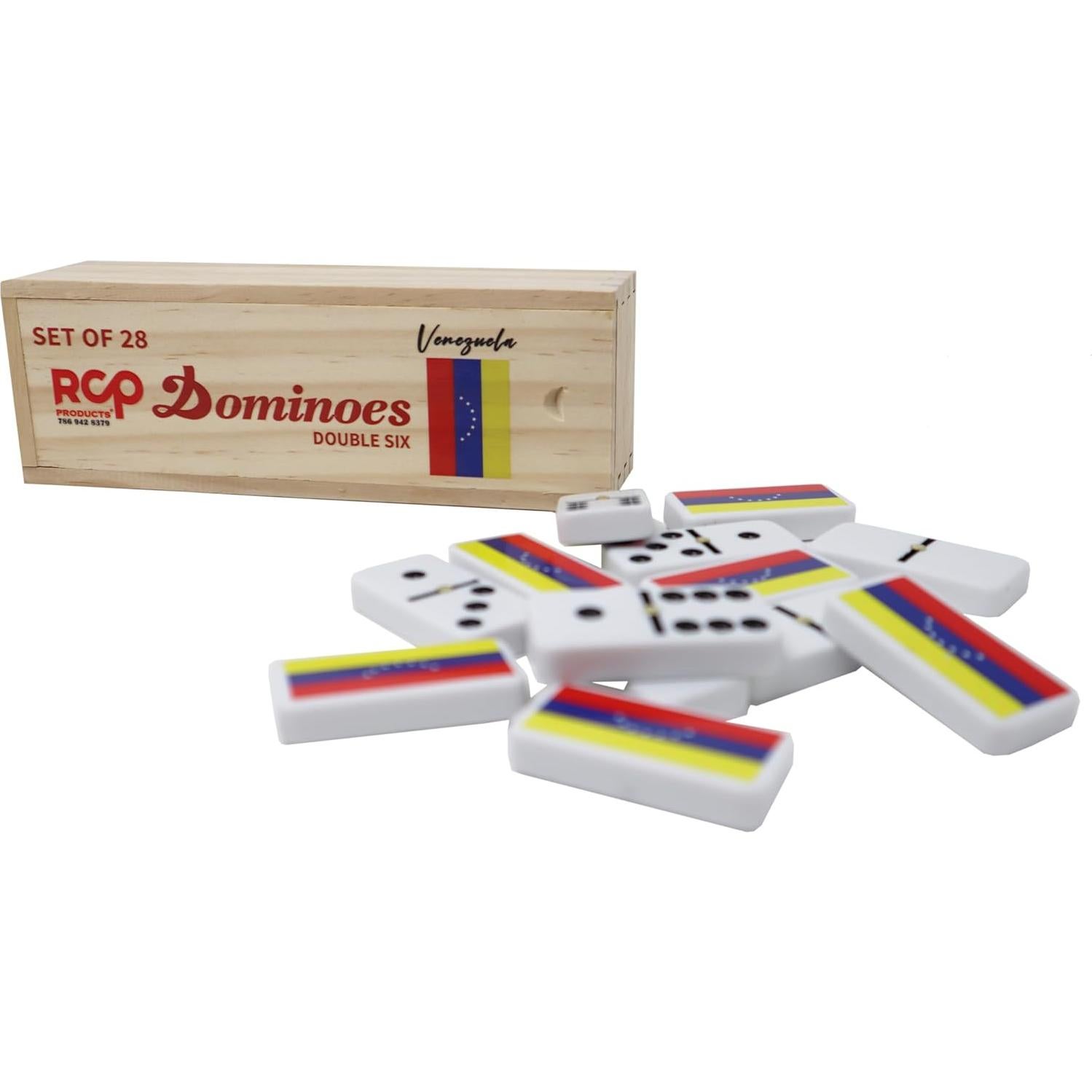 Juego de Dominó RCP PRODUCTS Doble 6 Profesional 28 Fichas