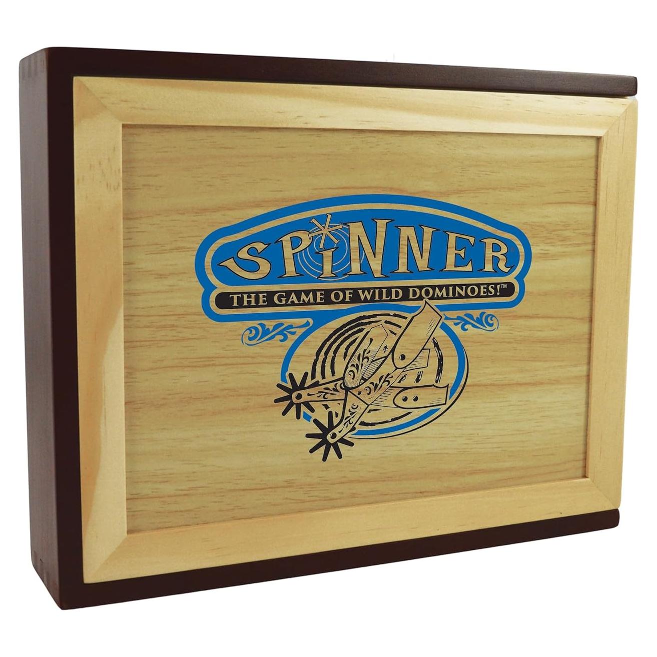 Juego de Dominó Spinner Front Porch Classics en Estuche Madera