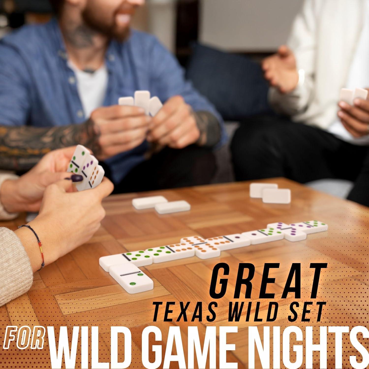 Juego de Dominó Spinner Front Porch Classics en Estuche Madera