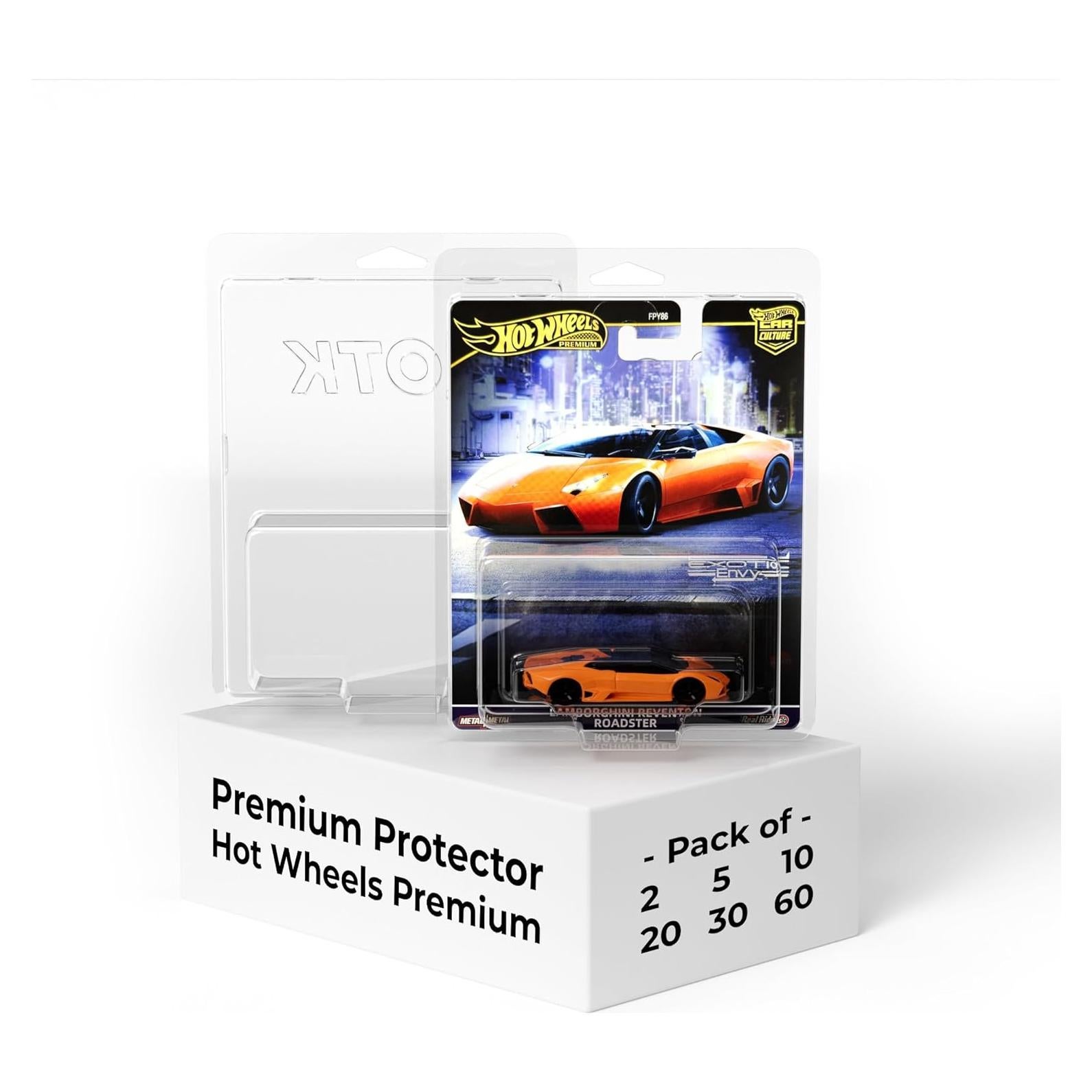 Funda Protectora OTK para Autos Hot Wheels Premium - Paquete de 10