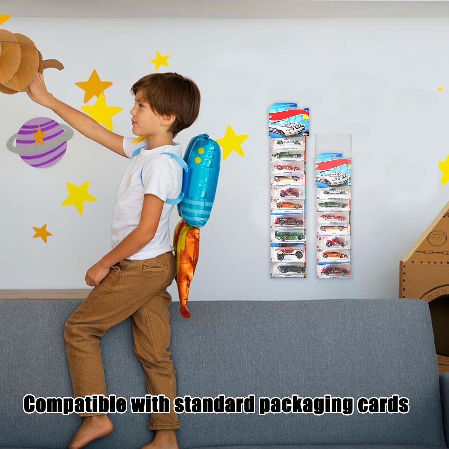 Estuche Transparente para Modelos de Coches Hlimior - 12 Piezas