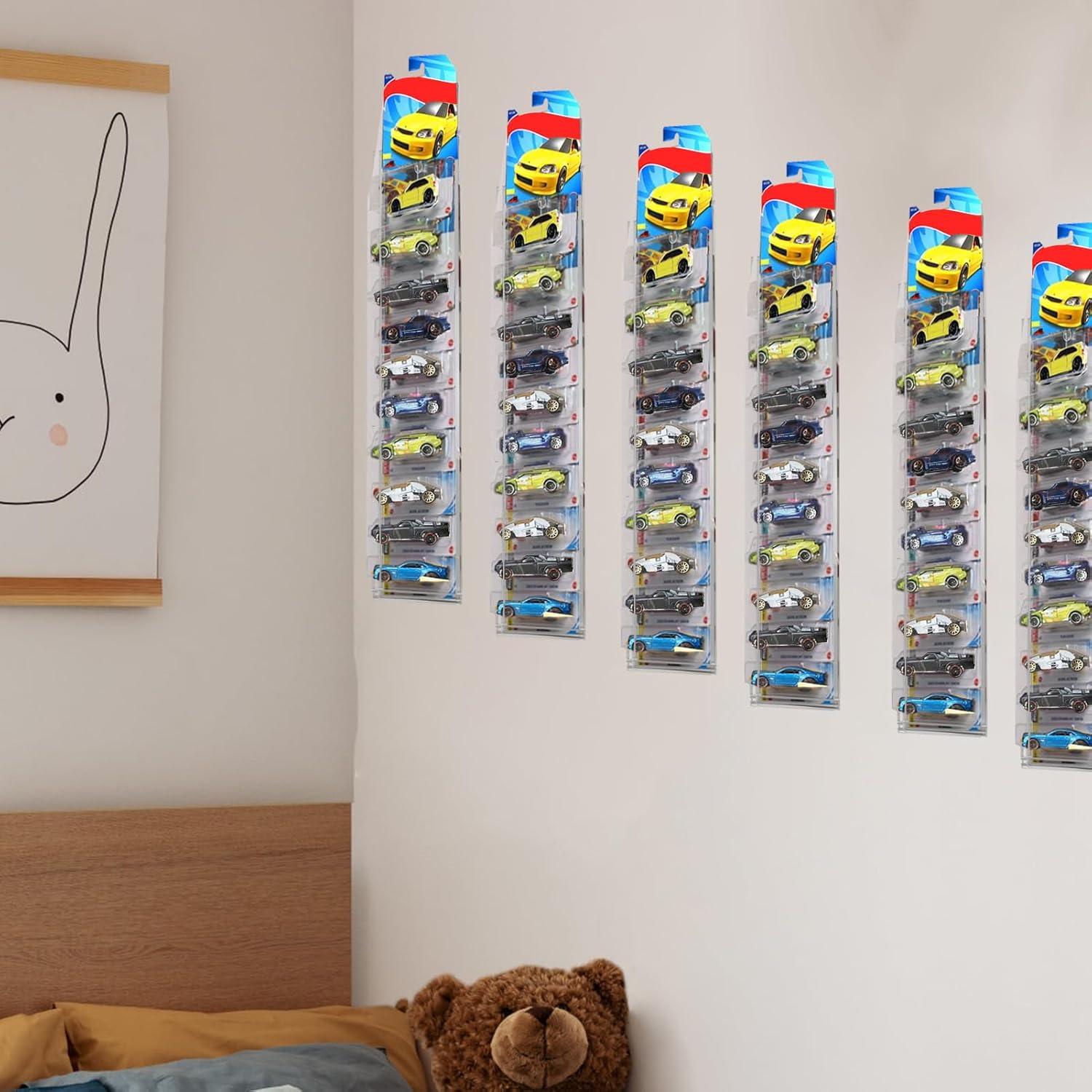 Estuche Transparente para Modelos de Coches Hlimior - 12 Piezas