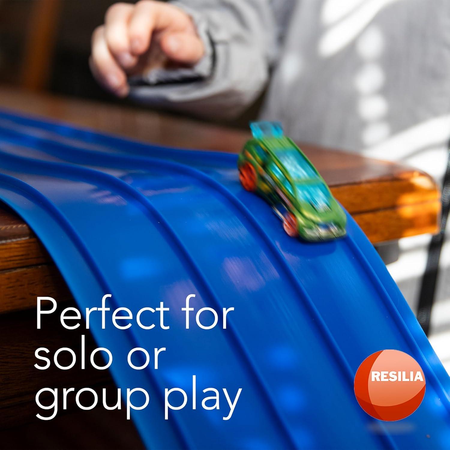 Pista de Carreras Resilia 6m 3 Carriles para Hot Wheels