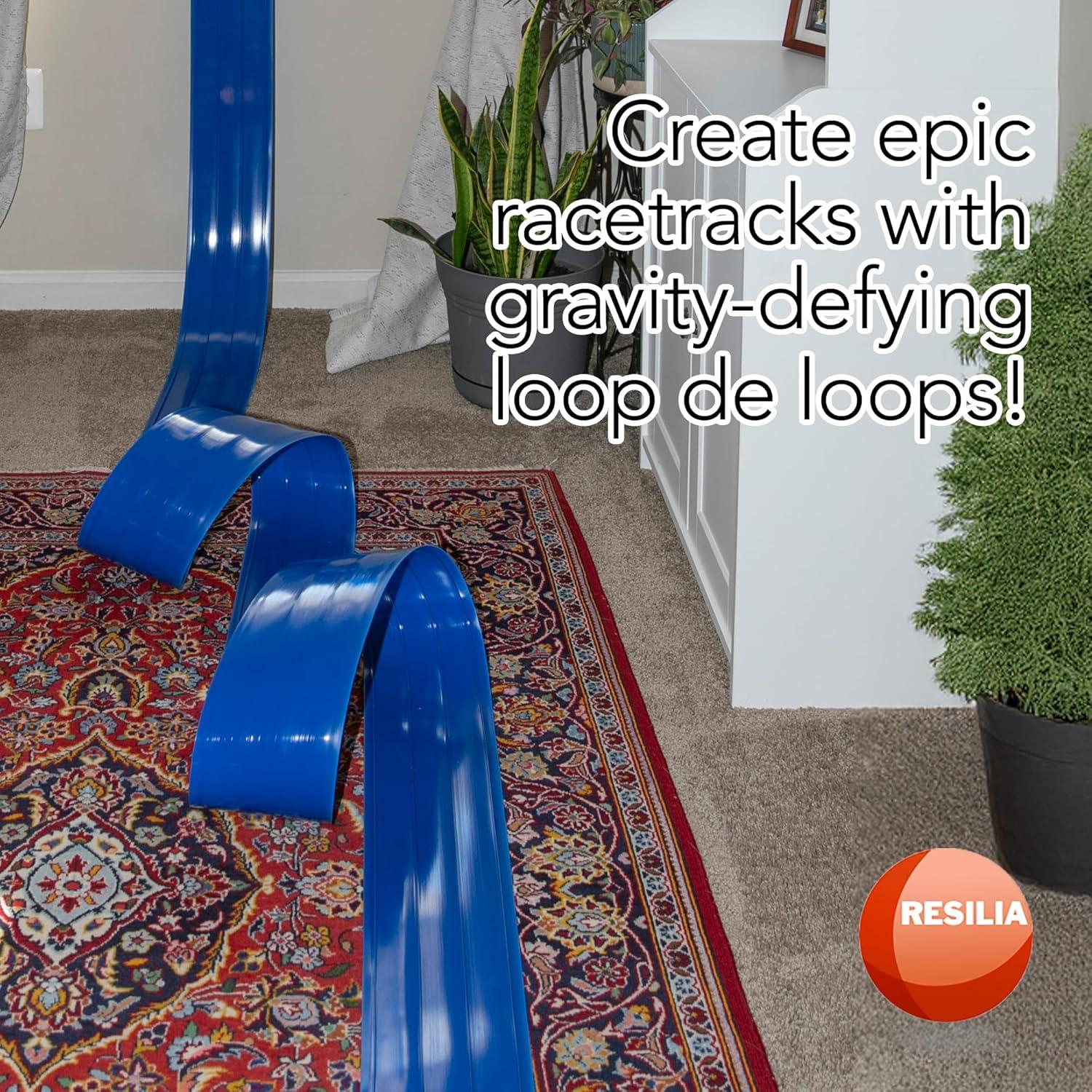 Pista de Carreras Resilia 6m 3 Carriles para Hot Wheels