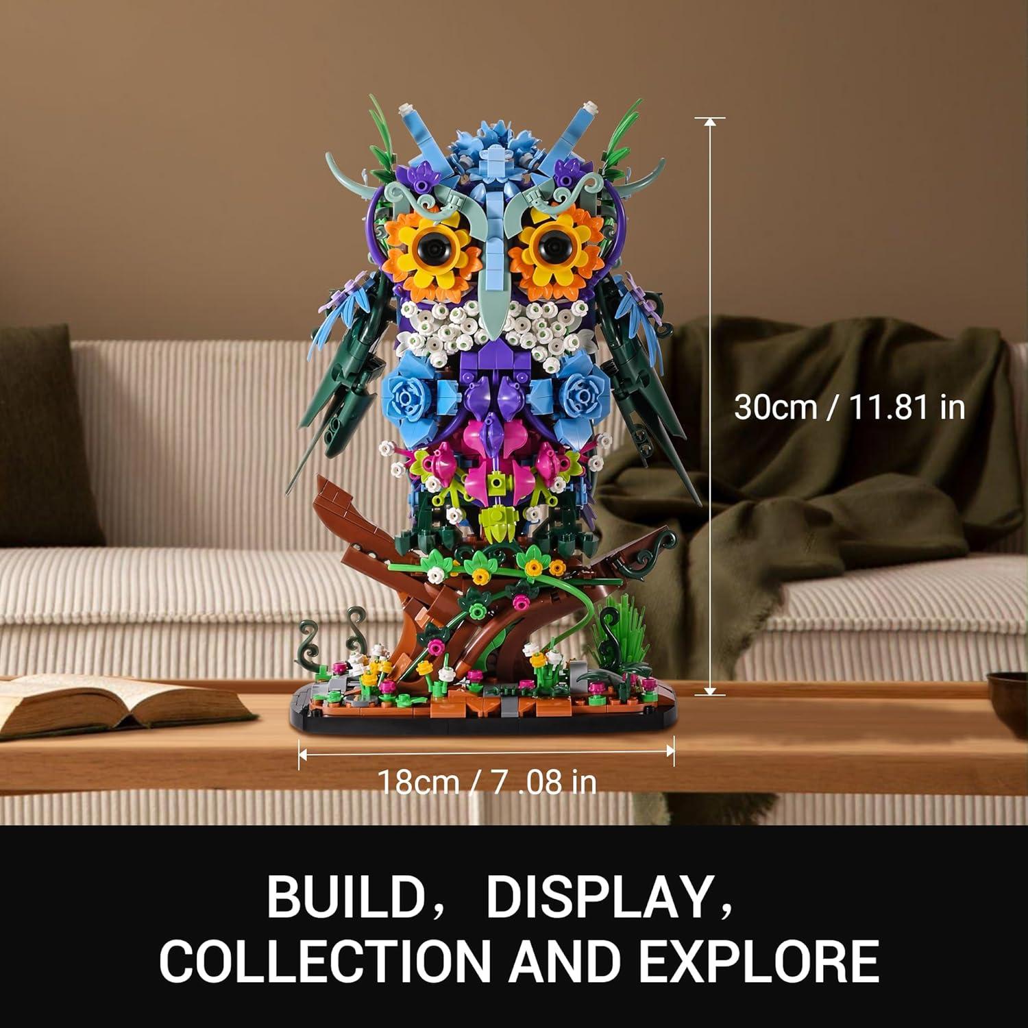 Conjunto de Construcción Floral Sillbird 1193 Piezas Decoración