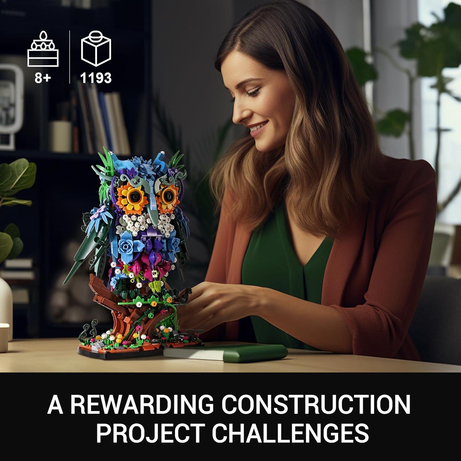 Conjunto de Construcción Floral Sillbird 1193 Piezas Decoración