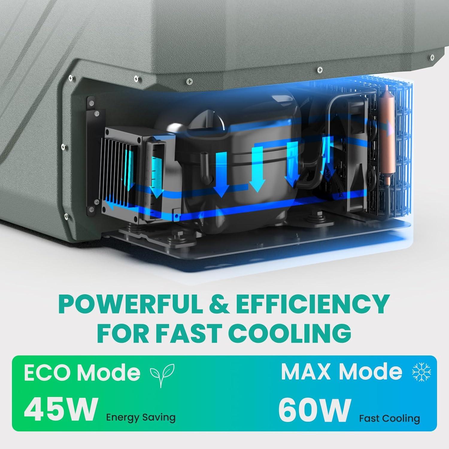 Refrigerador Portátil Alpicool QX20 26QT 12V Doble Zona -20°C