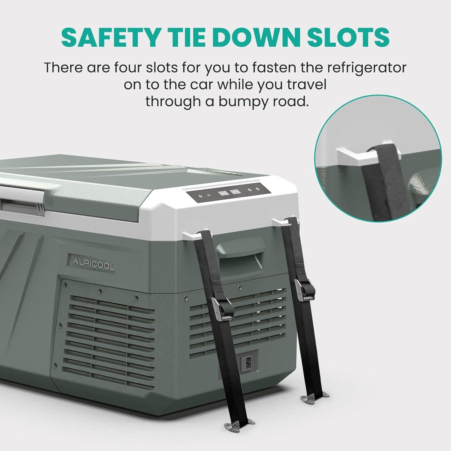 Refrigerador Portátil Alpicool QX20 26QT 12V Doble Zona -20°C