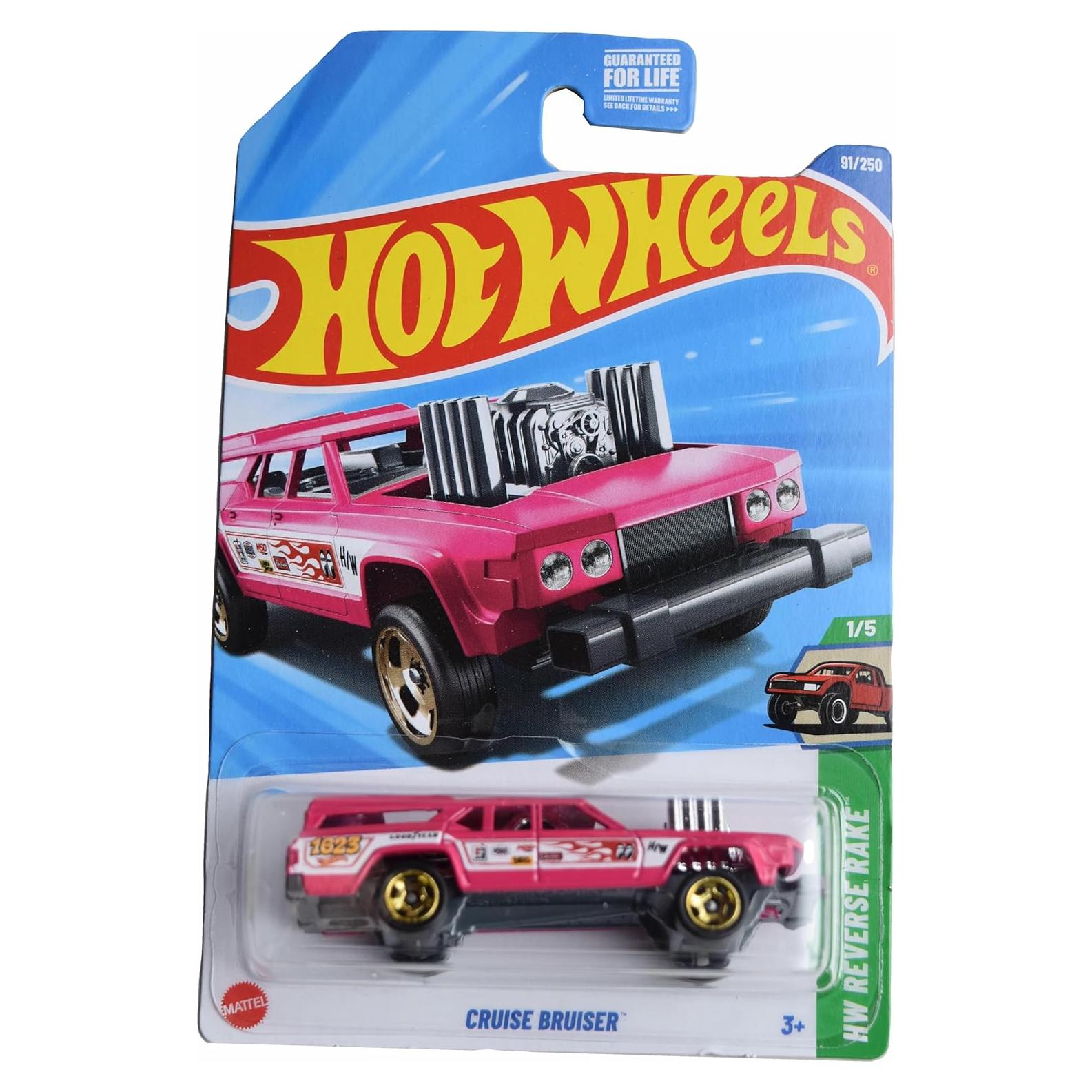 Hot Wheels Cruise Bruiser Rosa 1:64 Mattel 91/250
