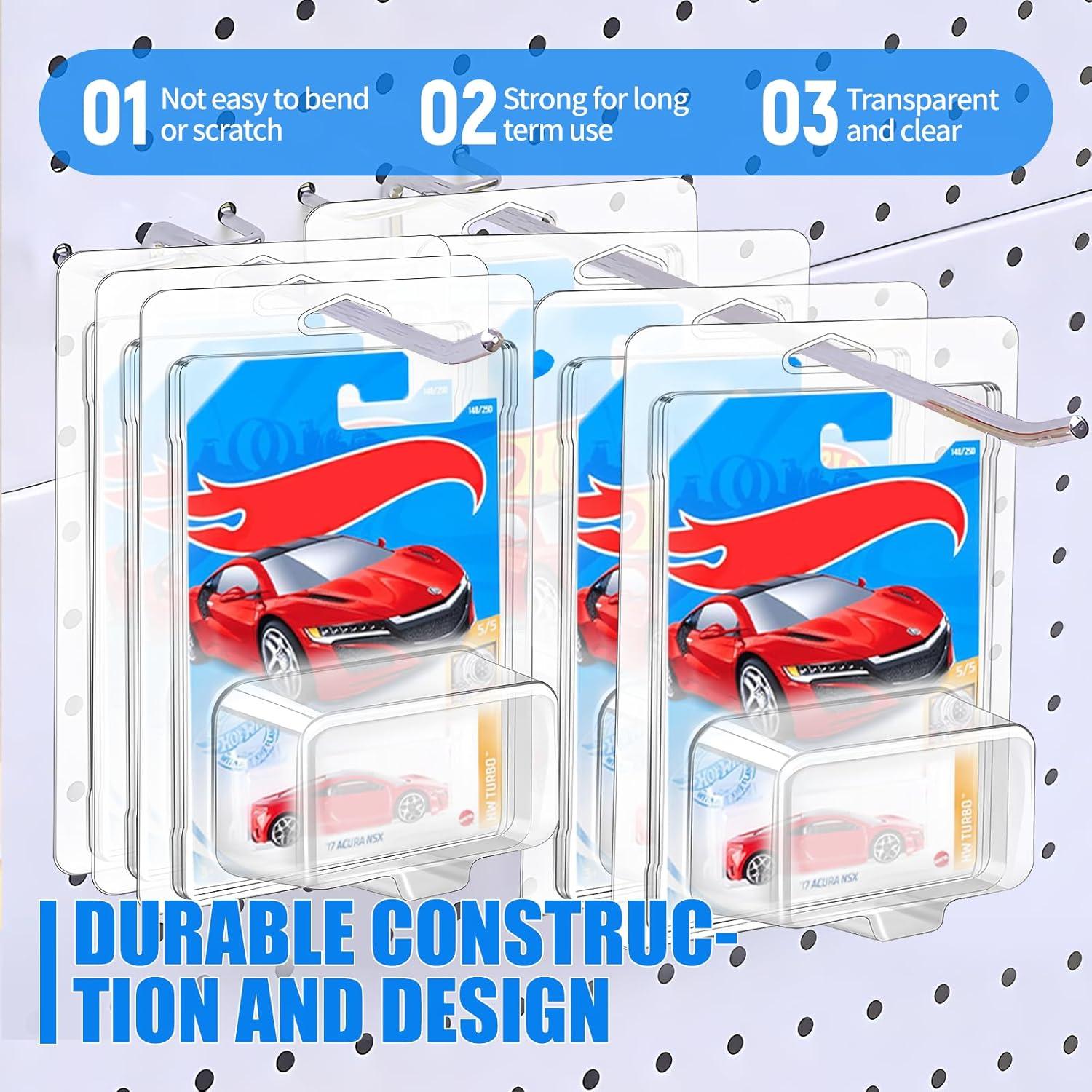 30 Fundas Protectores Plástico FUYITE para Coches Hot Wheels