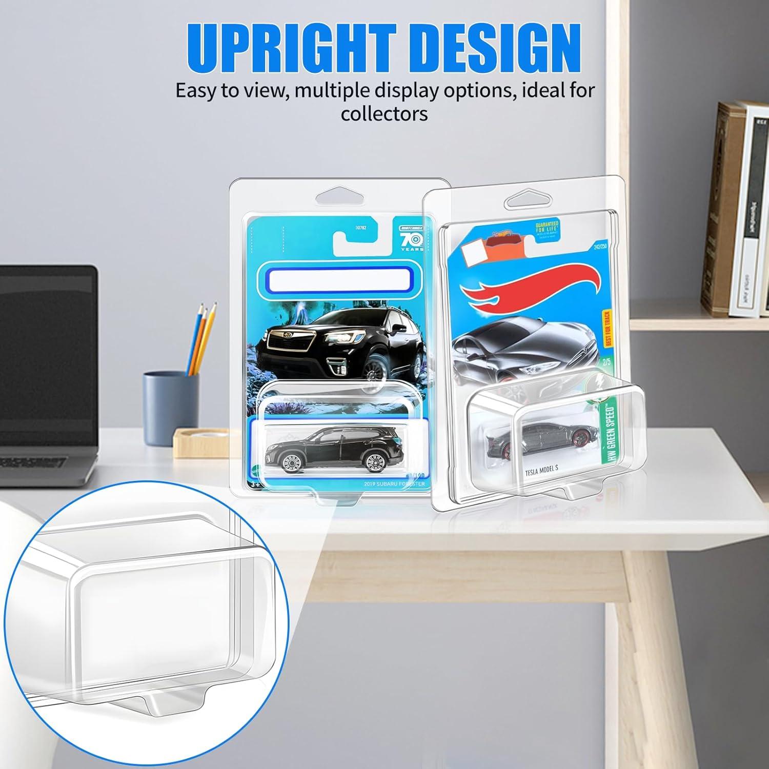 30 Fundas Protectores Plástico FUYITE para Coches Hot Wheels