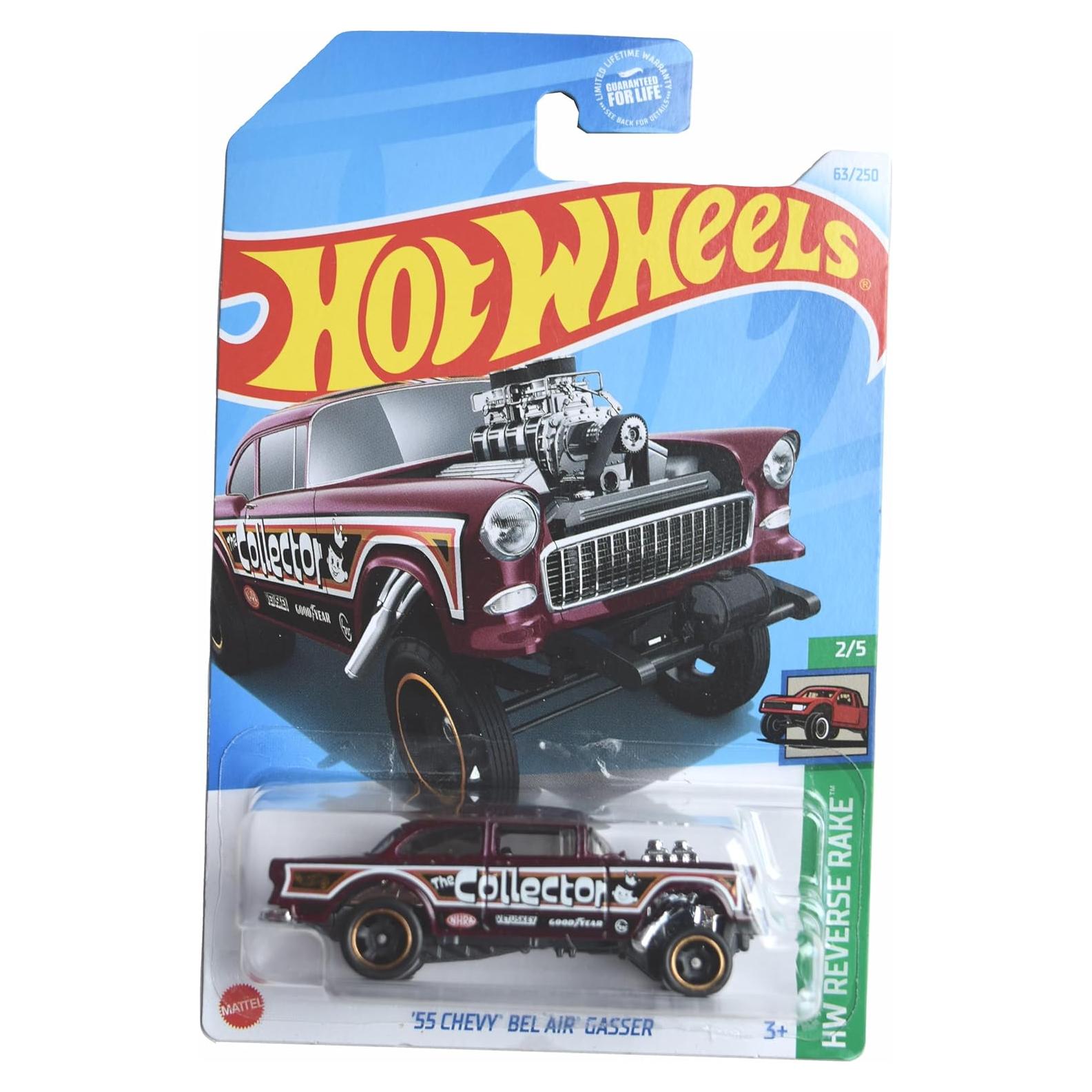 Hot Wheels Chevy Bel Air Gasser 1:64 Mattel Rojo Profundo