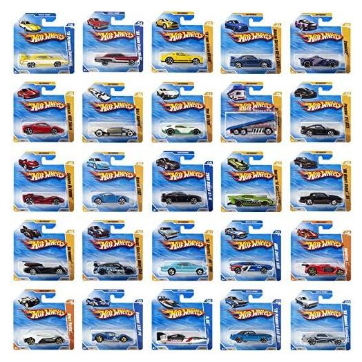 Hot Wheels Paquete de 25 Coches de Juguete Mattel