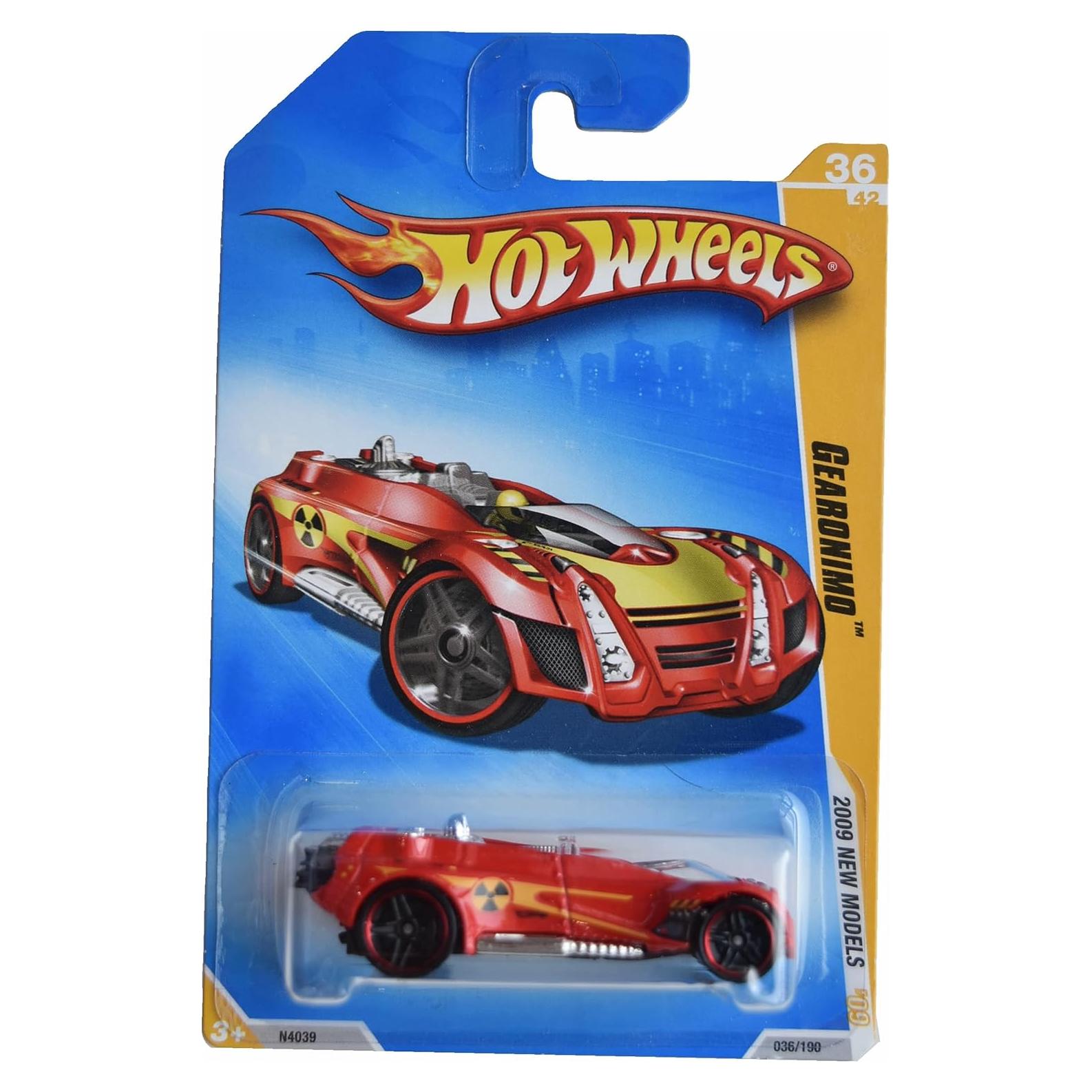 Hot Wheels Gearonimo 1:64 Rojo - Modelo Nuevo 2009