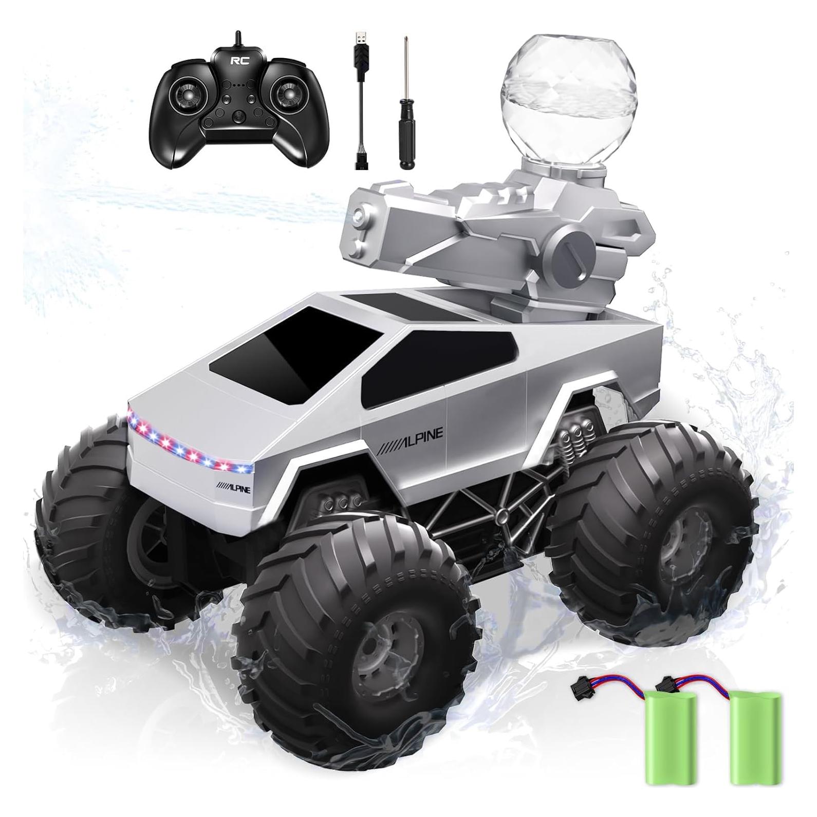 Coche RC Anfibio Cheffun 1:16 con Pistola de Agua