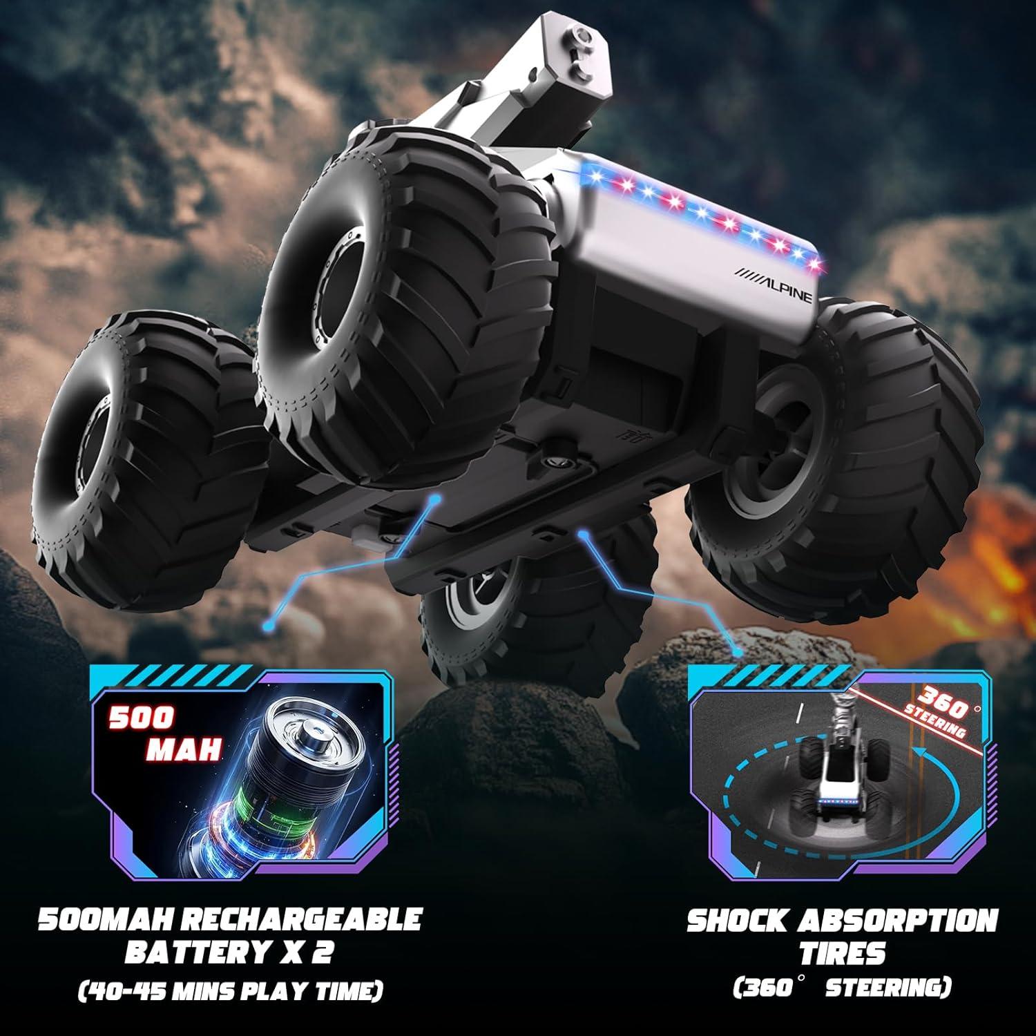 Coche RC Anfibio Cheffun 1:16 con Pistola de Agua