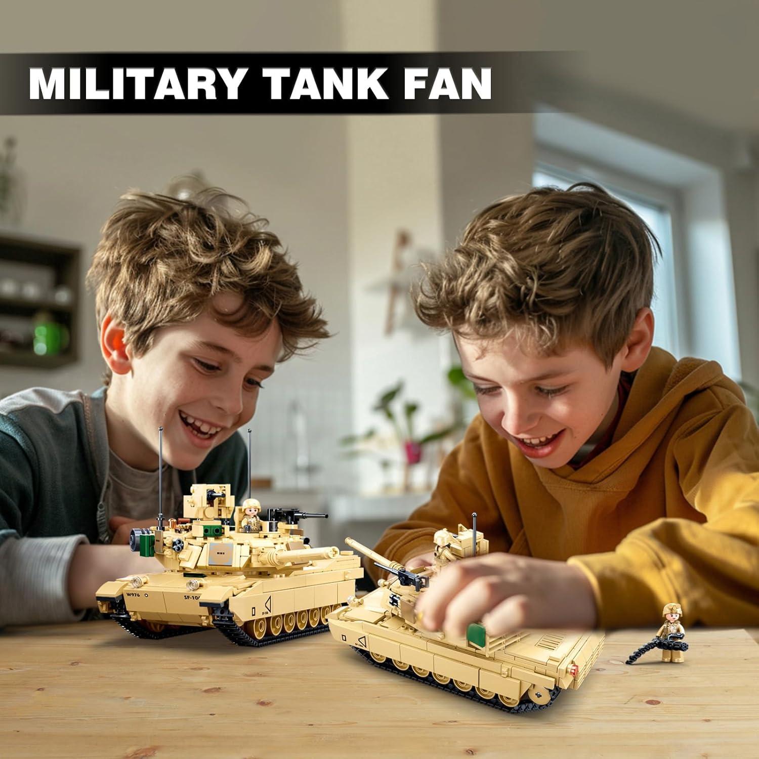 Set de Construcción Tanque M1A2 Sluban 781 Piezas 6+ Años