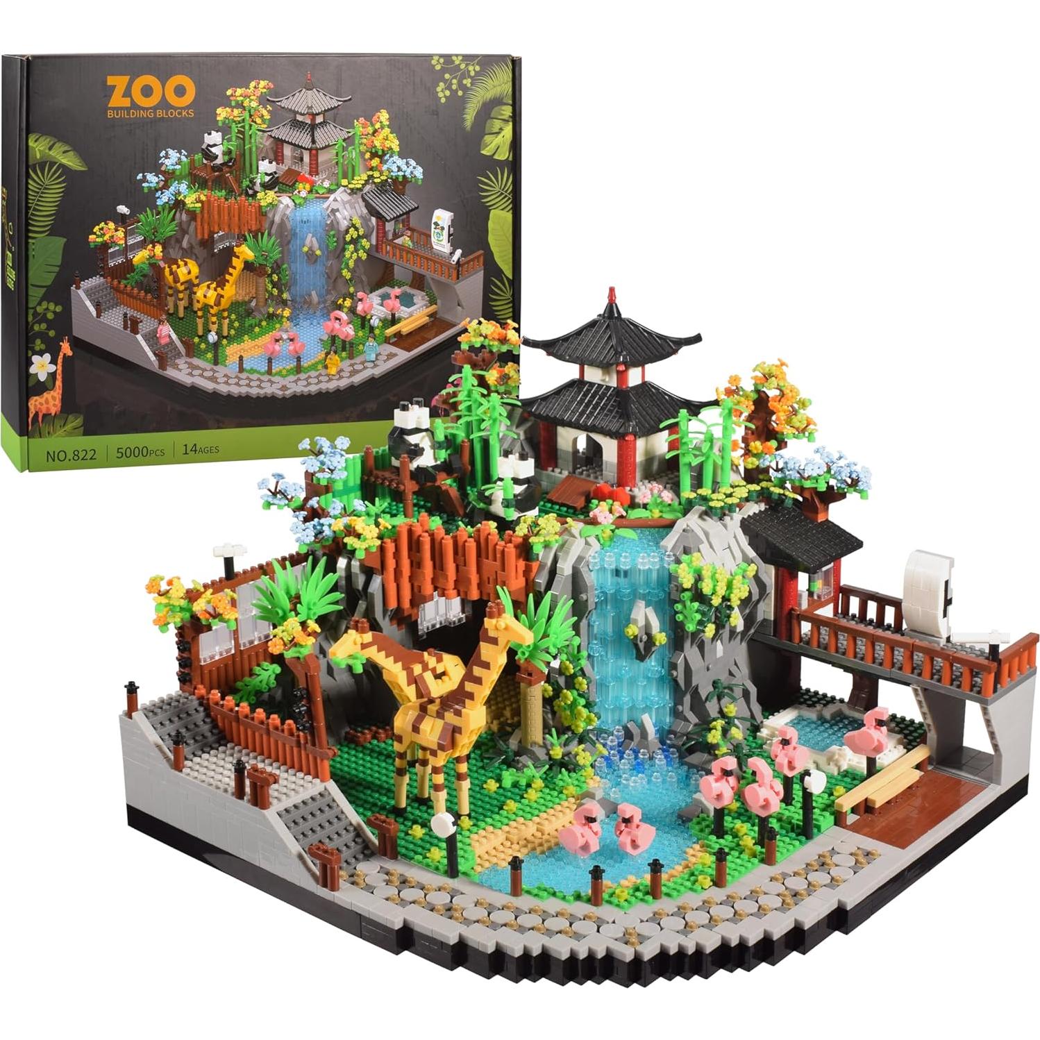 Conjunto de Bloques de Construcción Zoológico Komvoor 5000 Piezas