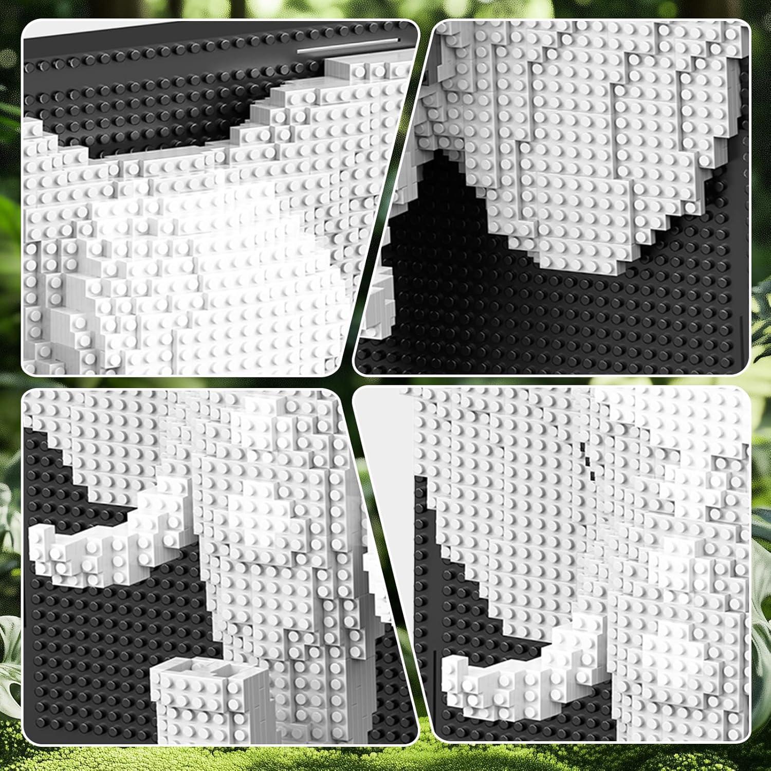 Juego de Construcción 3D Elefante PQKIE 1625 Piezas Decoración