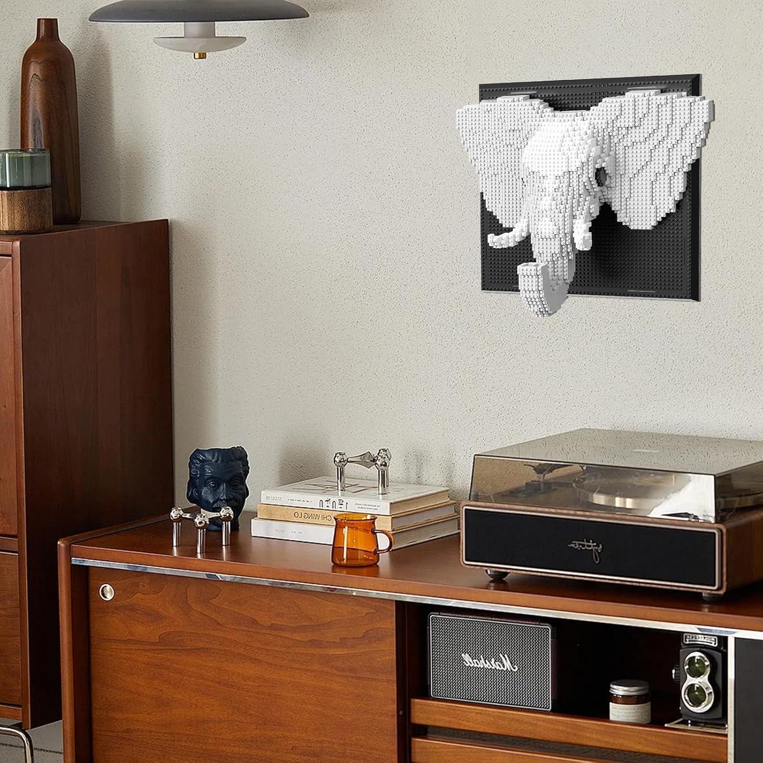 Juego de Construcción 3D Elefante PQKIE 1625 Piezas Decoración