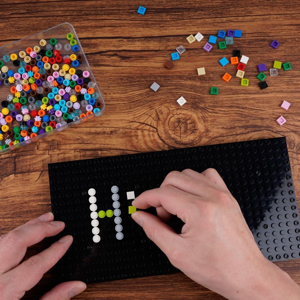 Conjunto de Bloques de Construcción WSRYLTCH 16x16 Negro