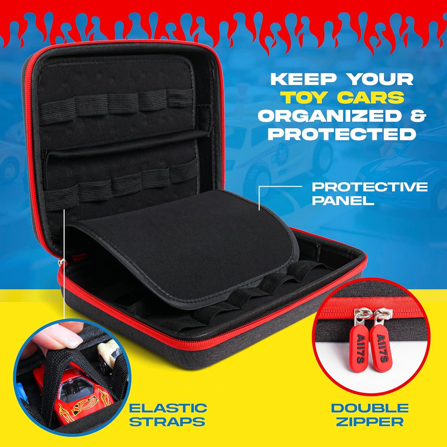 Funda Dura para 20 Coches Hot Wheels y Matchbox All7s