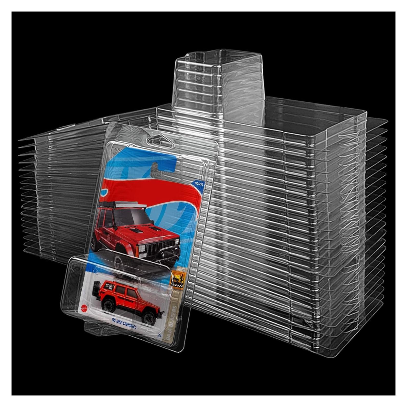 24 Fundas Protectores Transparentes Hlimior para Modelos de Coches