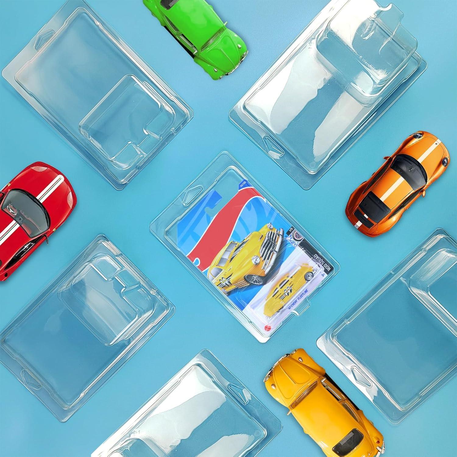 24 Fundas Protectores Transparentes Hlimior para Modelos de Coches