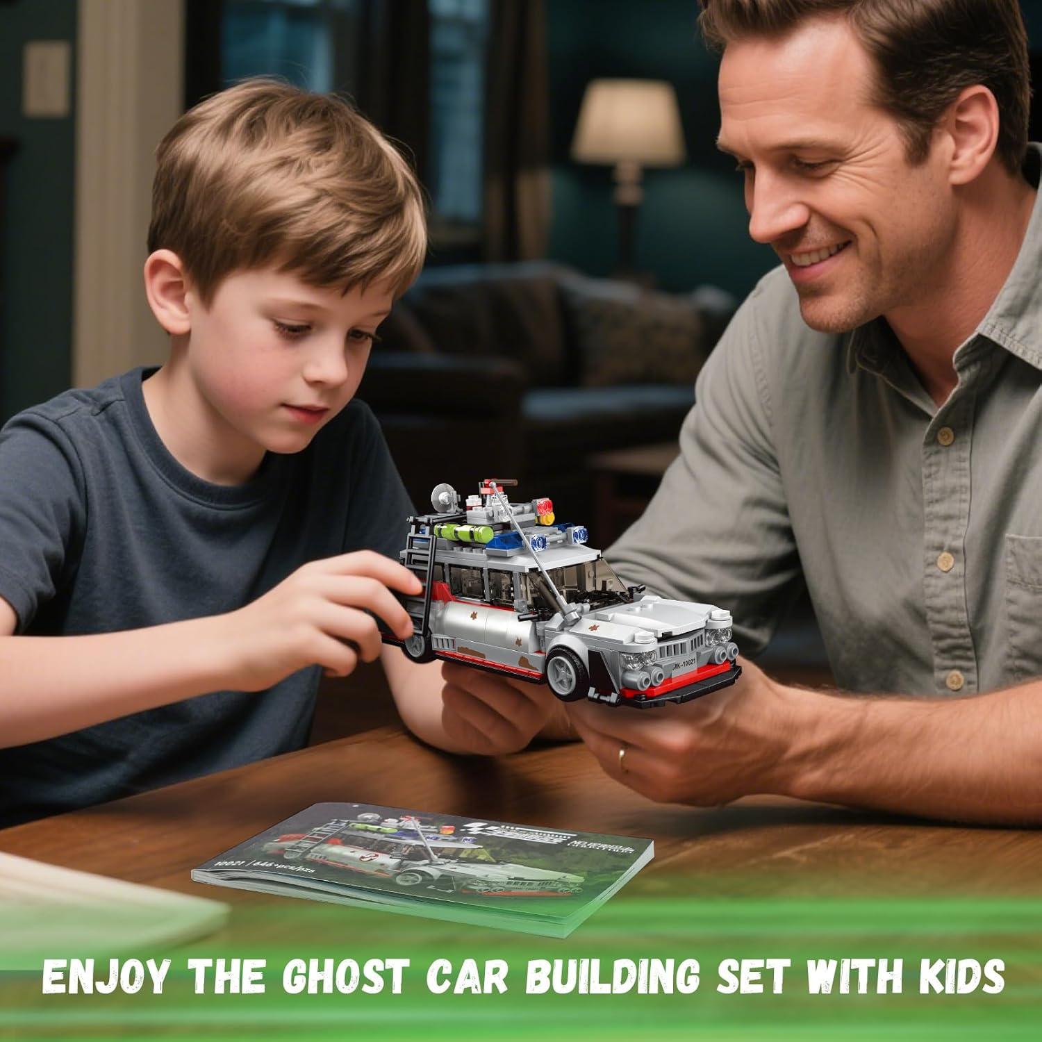 Kit de Bloques de Construcción Ghost Car ECTO-1 646 PCS