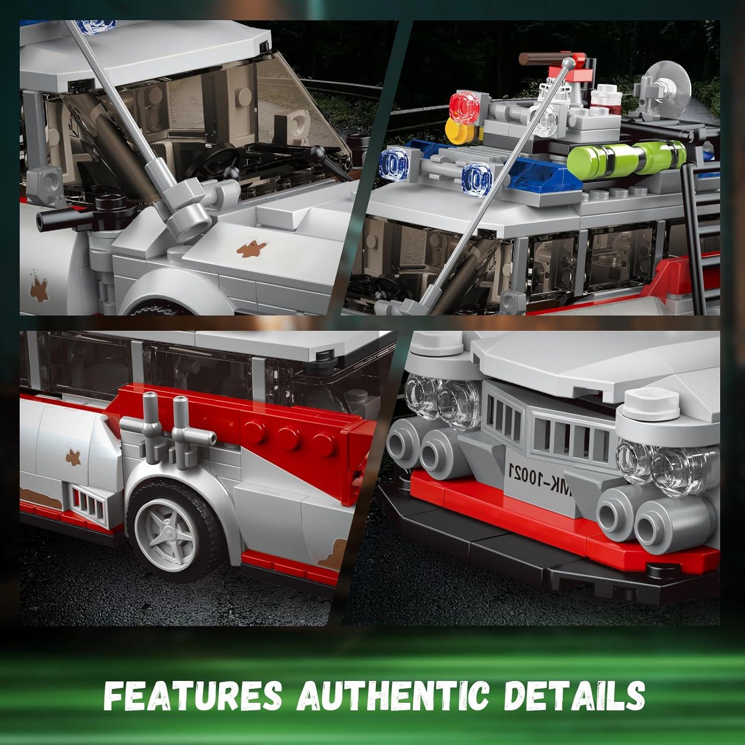 Kit de Bloques de Construcción Ghost Car ECTO-1 646 PCS