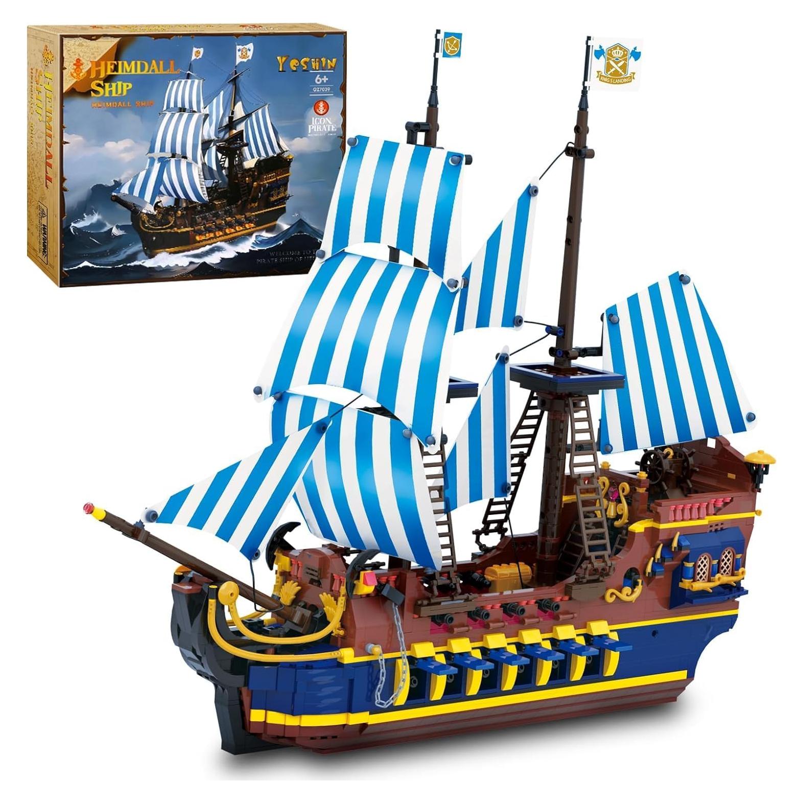 Barco Pirata YESHIN 7039 - Set de Construcción 2010 Piezas