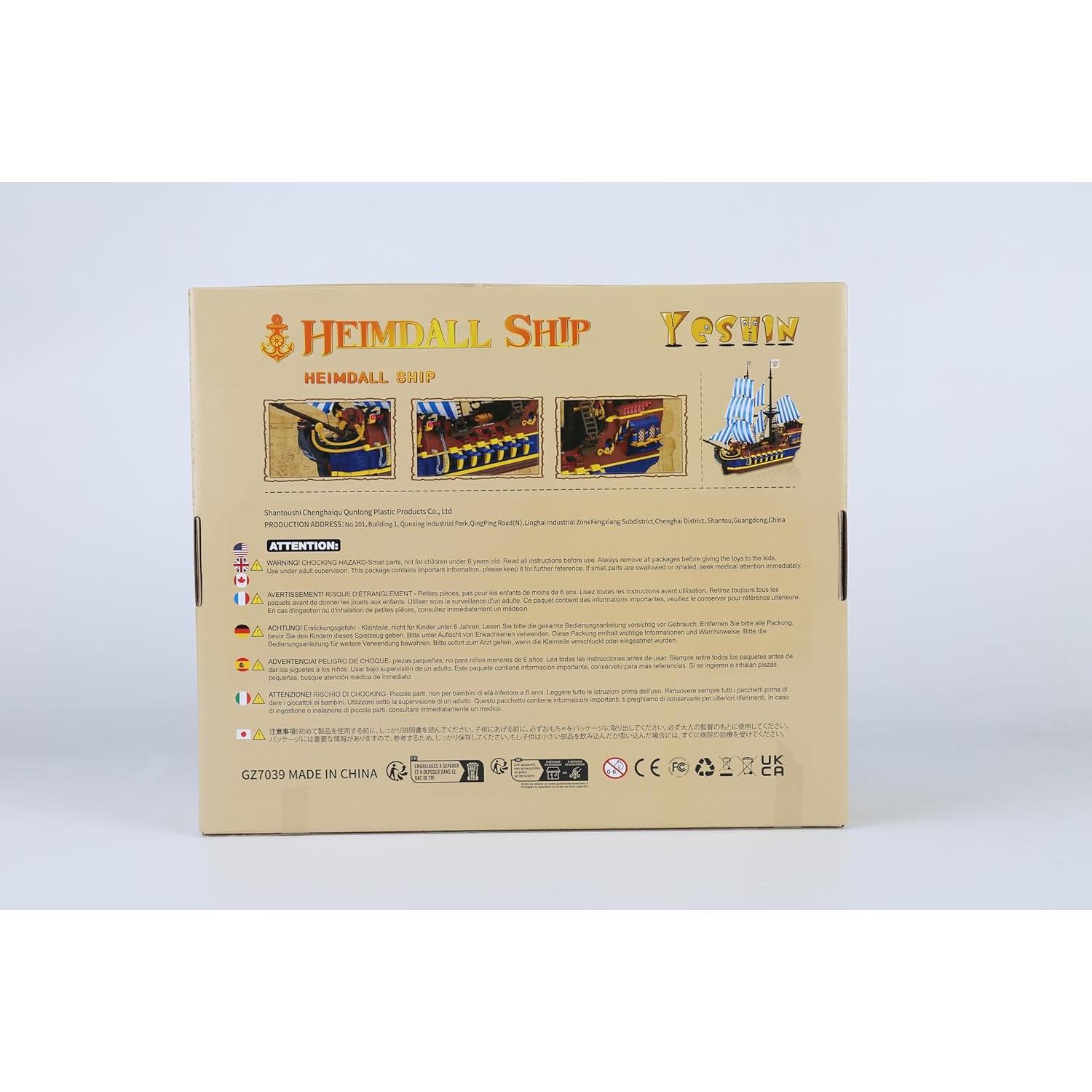 Barco Pirata YESHIN 7039 - Set de Construcción 2010 Piezas