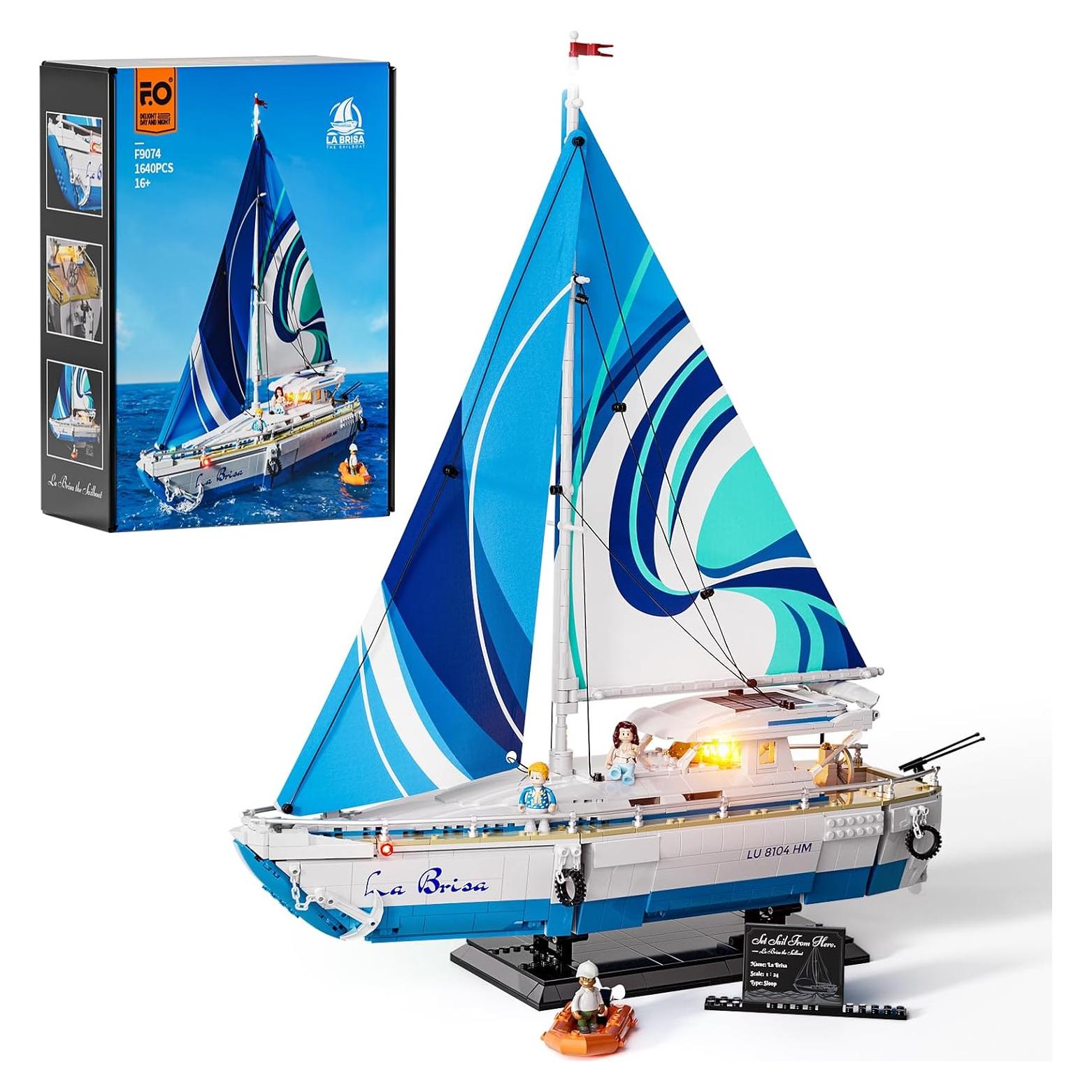 Velero La Brisa FUNWHOLE 1640 Piezas Modelo de Exhibición