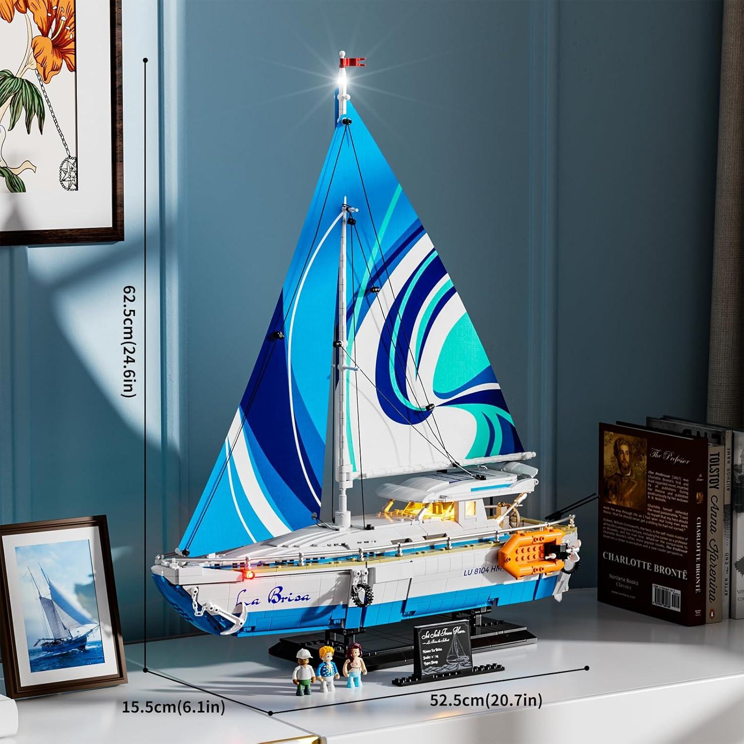 Velero La Brisa FUNWHOLE 1640 Piezas Modelo de Exhibición