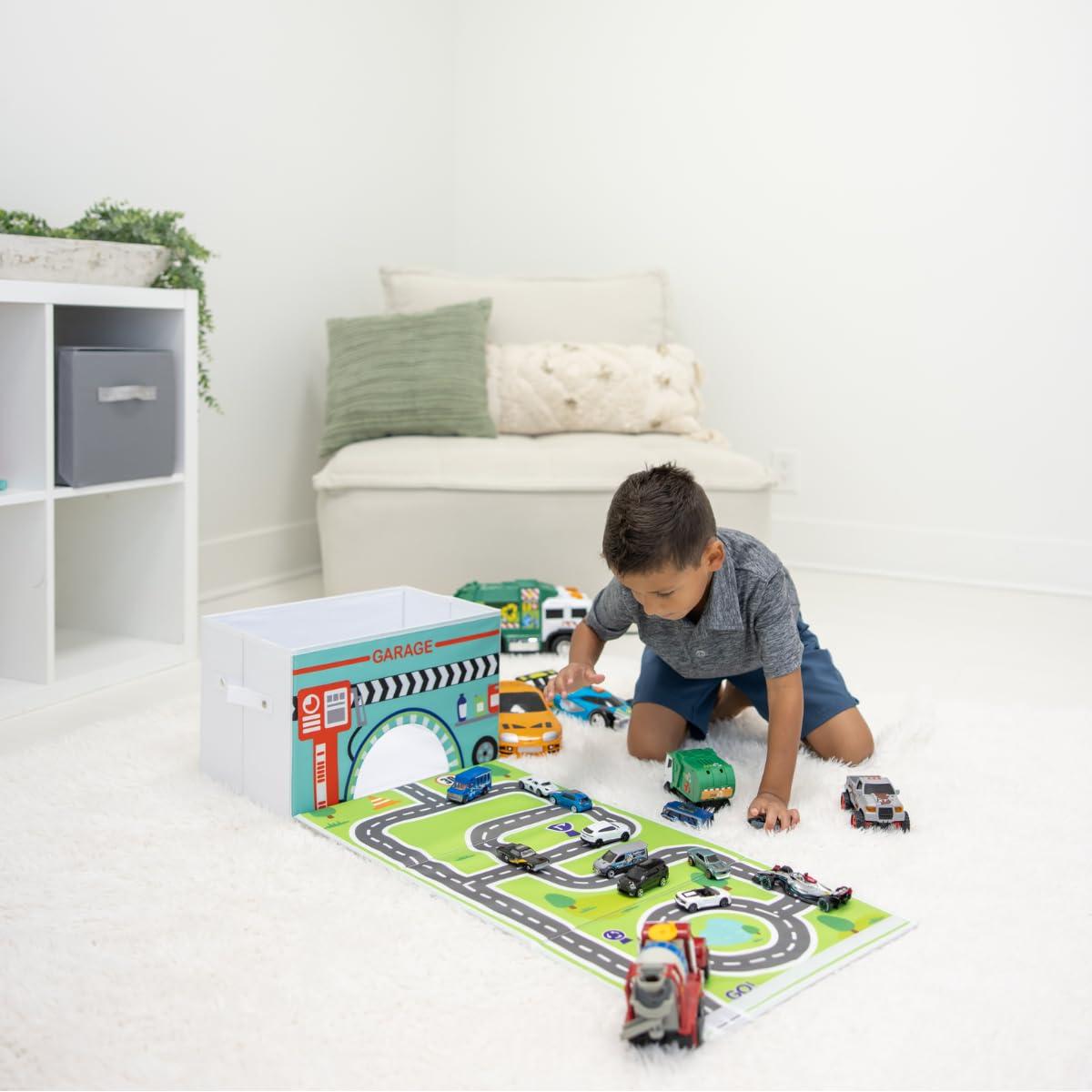 Caja de Almacenamiento de Juguetes EMBRACE PLAY con Alfombra