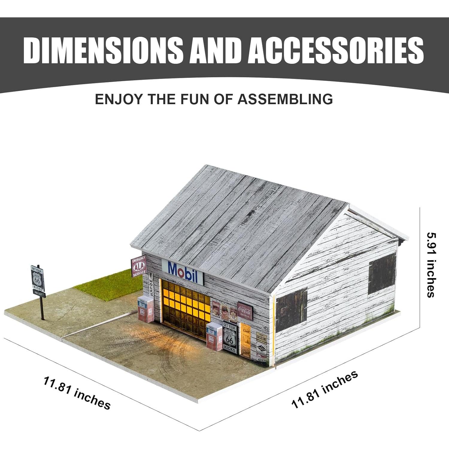 Estuche de exhibición 1/64 cxiiuui con luces LED y 5 espacios