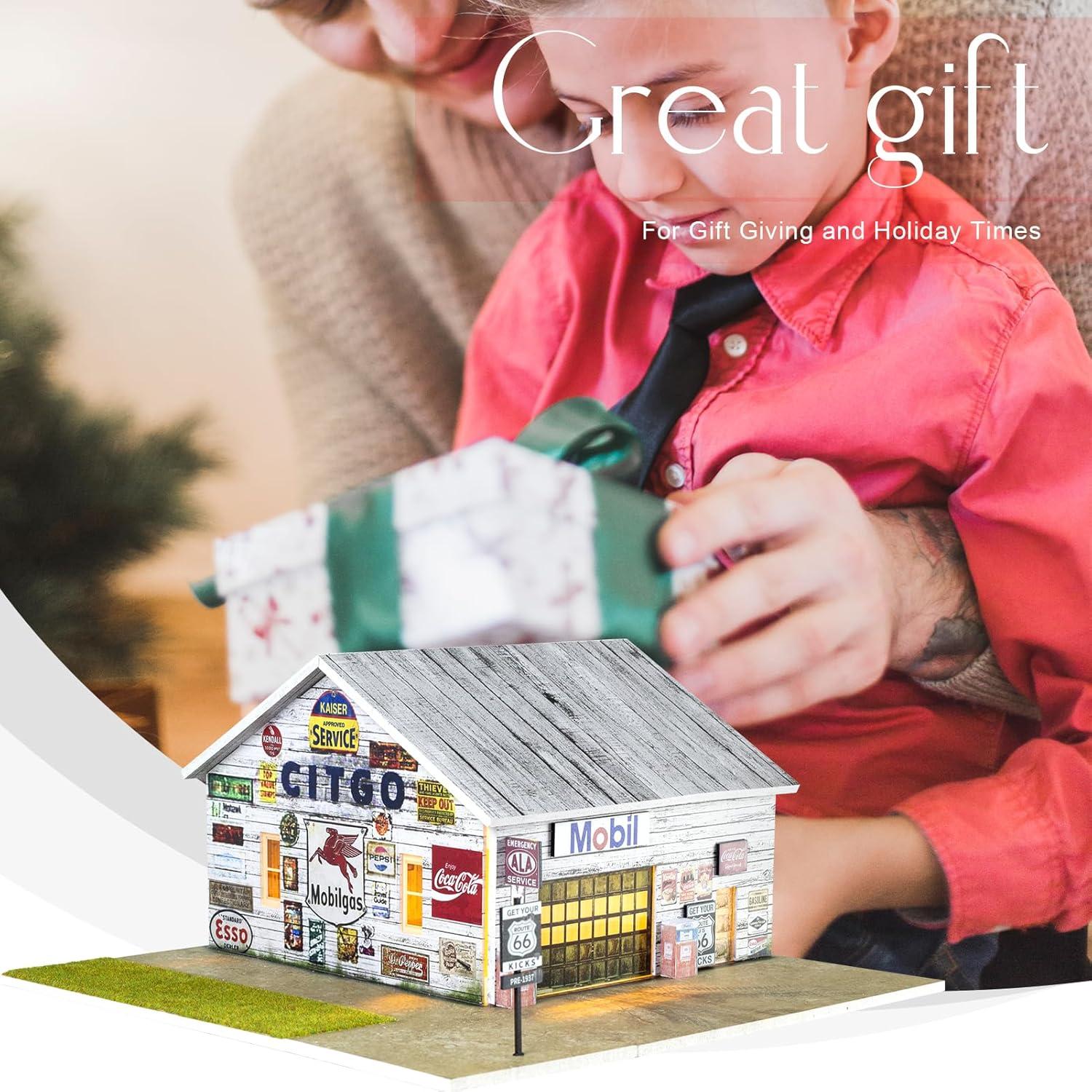 Estuche de exhibición 1/64 cxiiuui con luces LED y 5 espacios