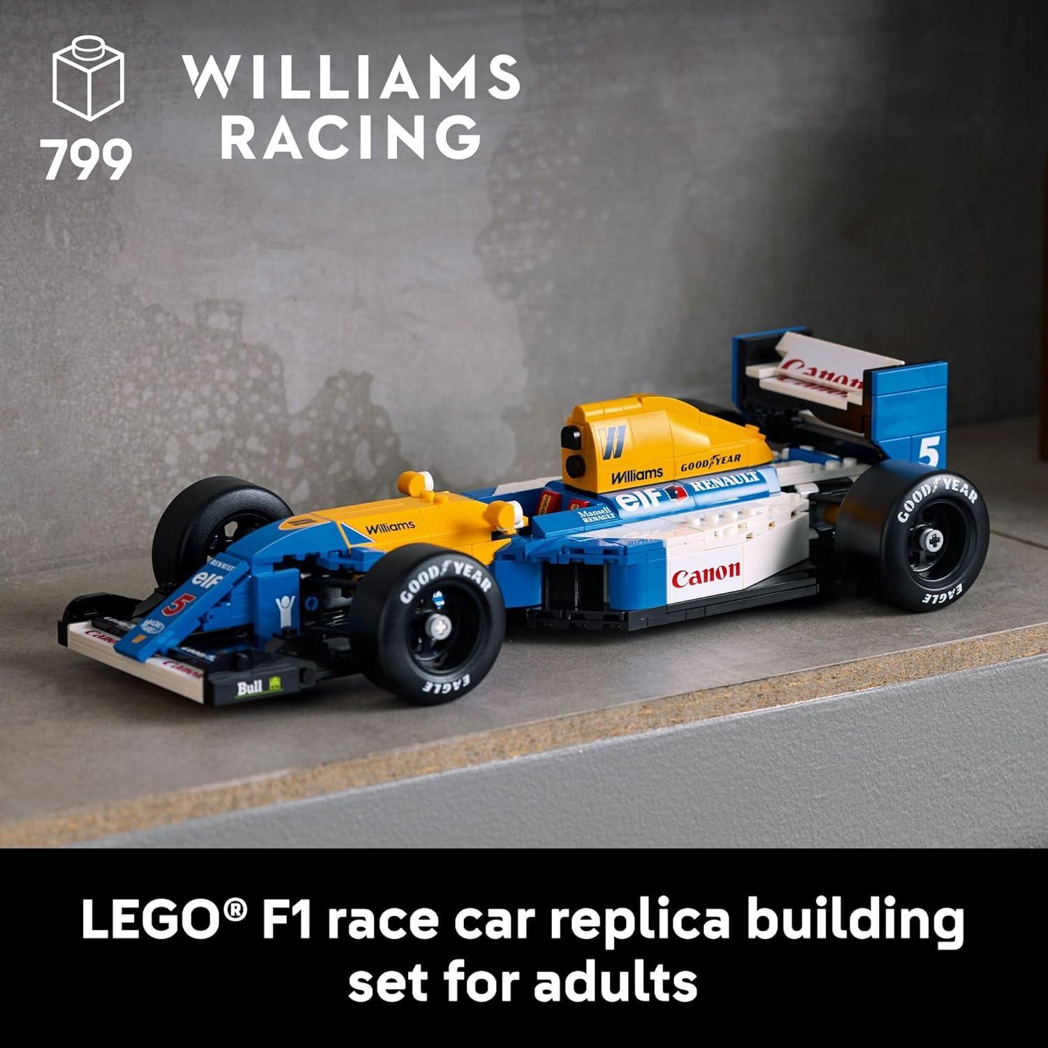 LEGO Icons Williams Racing FW14B y Nigel Mansell 799 Piezas