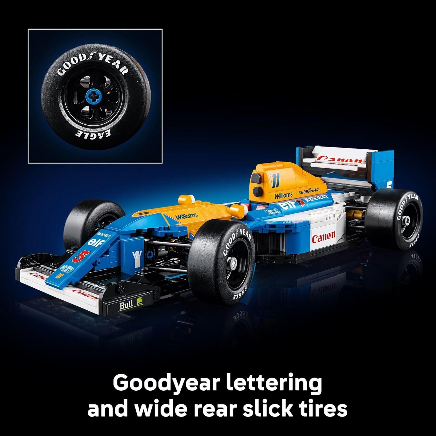 LEGO Icons Williams Racing FW14B y Nigel Mansell 799 Piezas