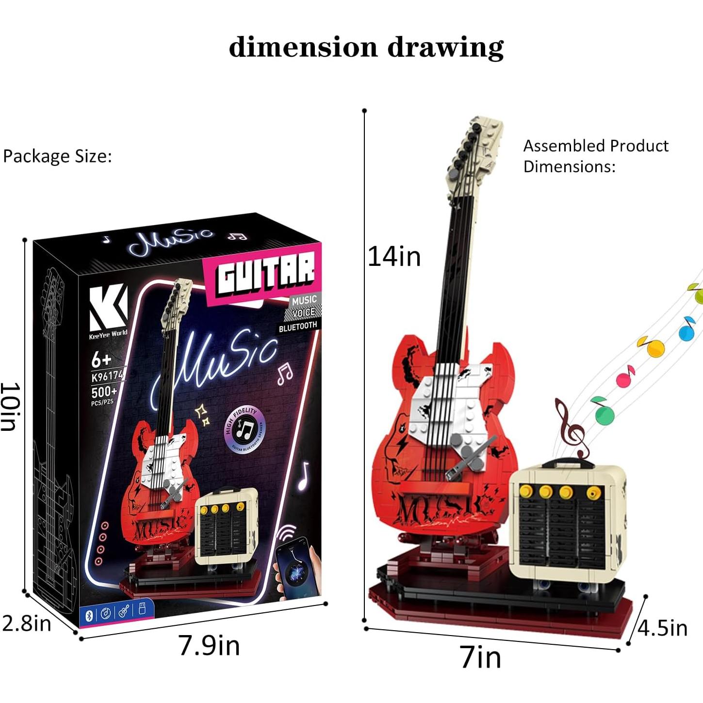 Juego de Construcción de Guitarra DIY Bluetooth XYDongtong