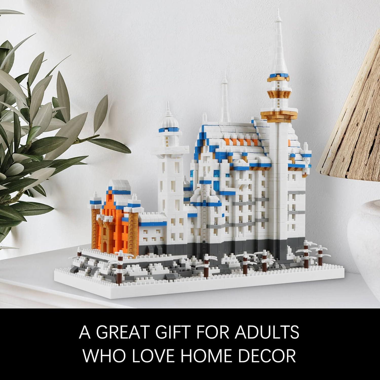 Set de Bloques de Construcción Castillo de Piedra del Cisne Vziimo 2800 Piezas