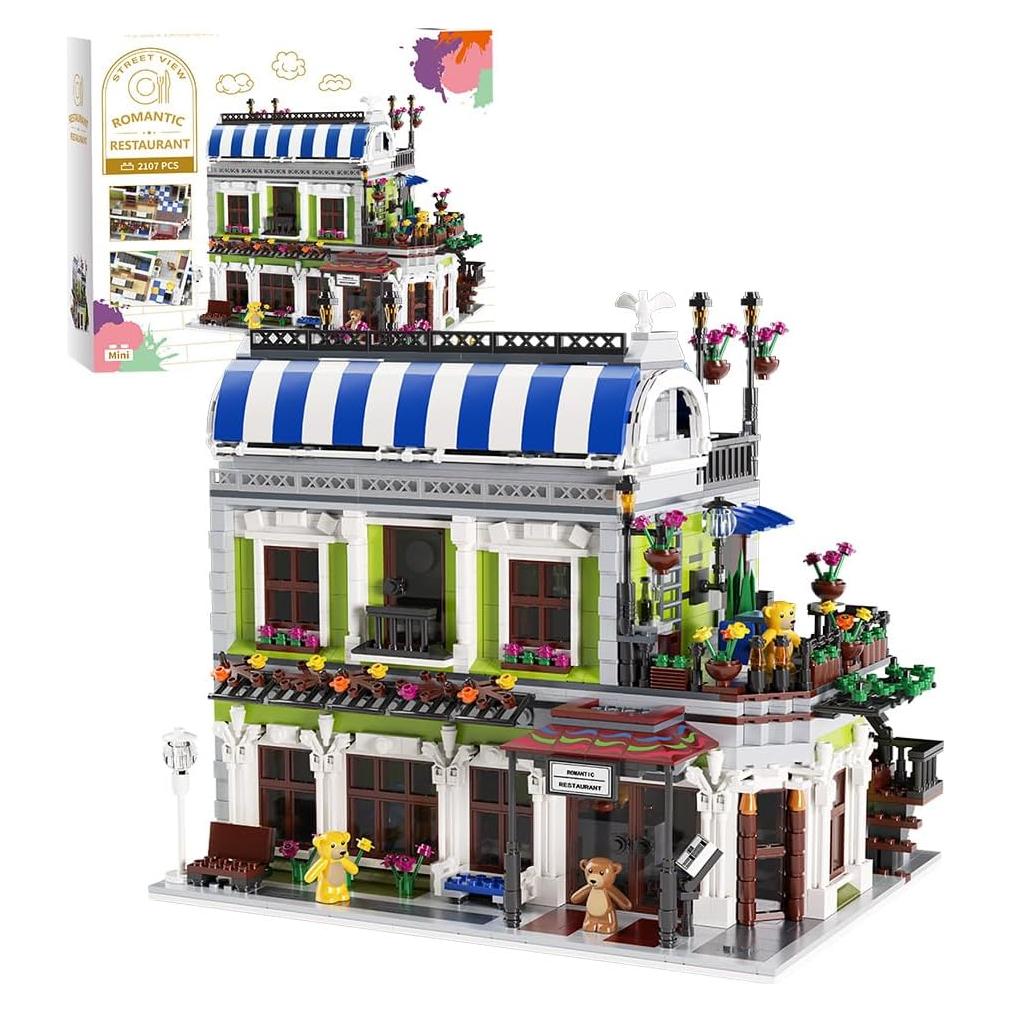 Juguete de Construcción Restaurante Romántico Shantou 24.4x18.5 cm