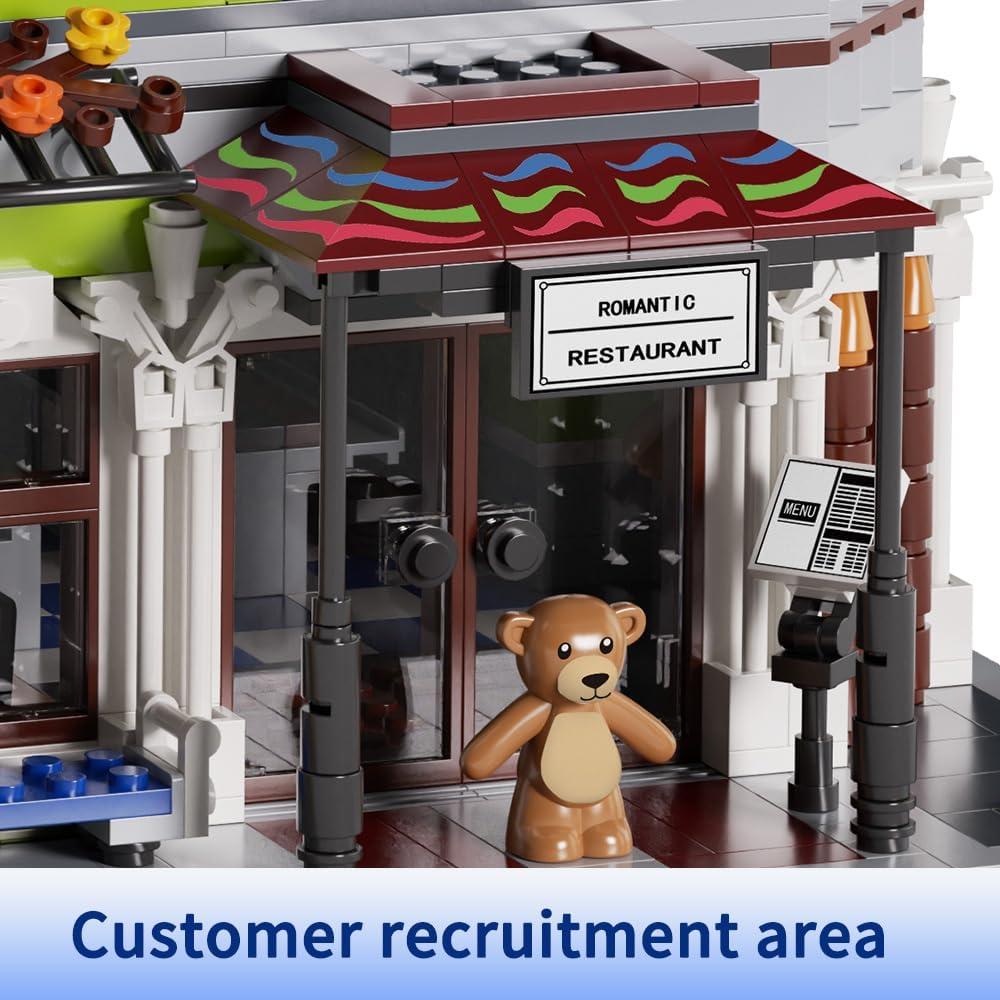 Juguete de Construcción Restaurante Romántico Shantou 24.4x18.5 cm