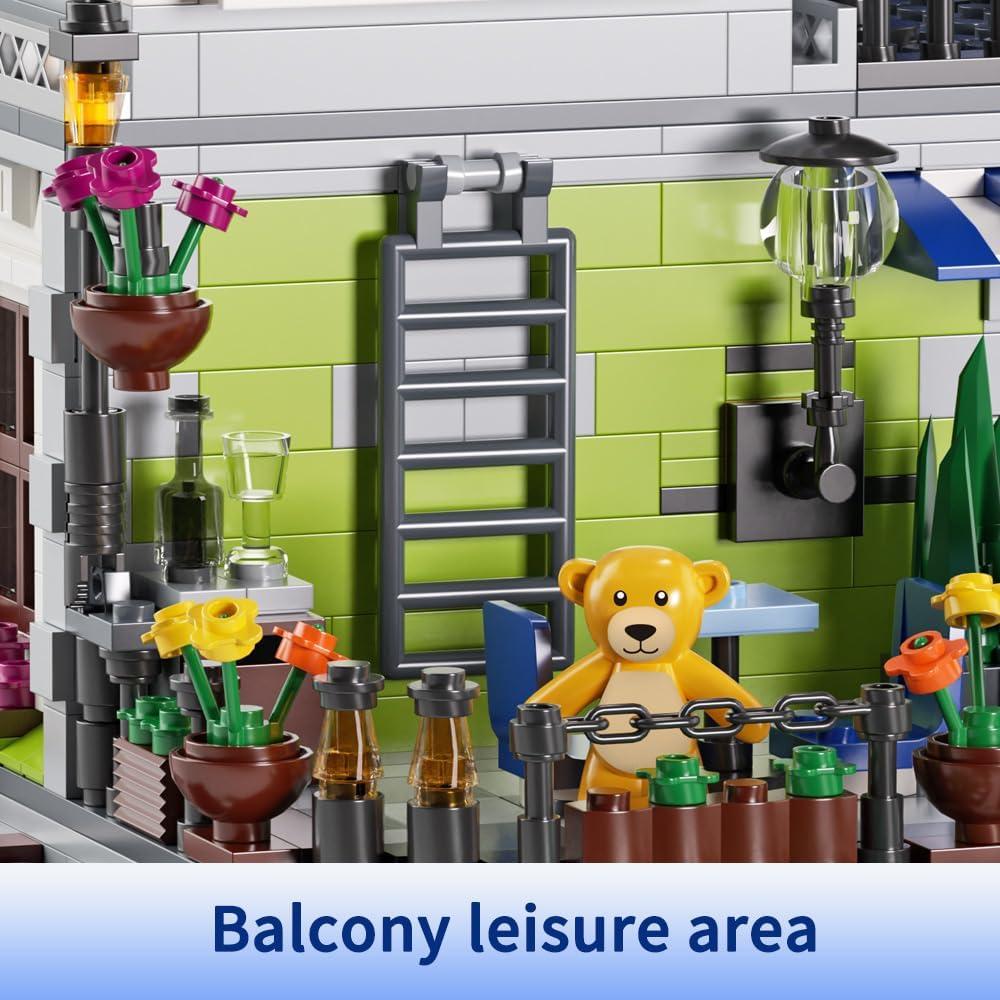 Juguete de Construcción Restaurante Romántico Shantou 24.4x18.5 cm