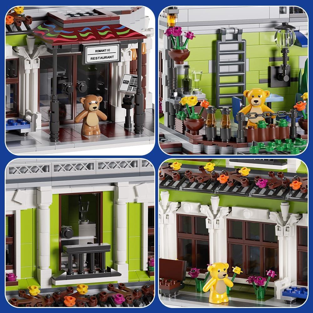 Juguete de Construcción Restaurante Romántico Shantou 24.4x18.5 cm